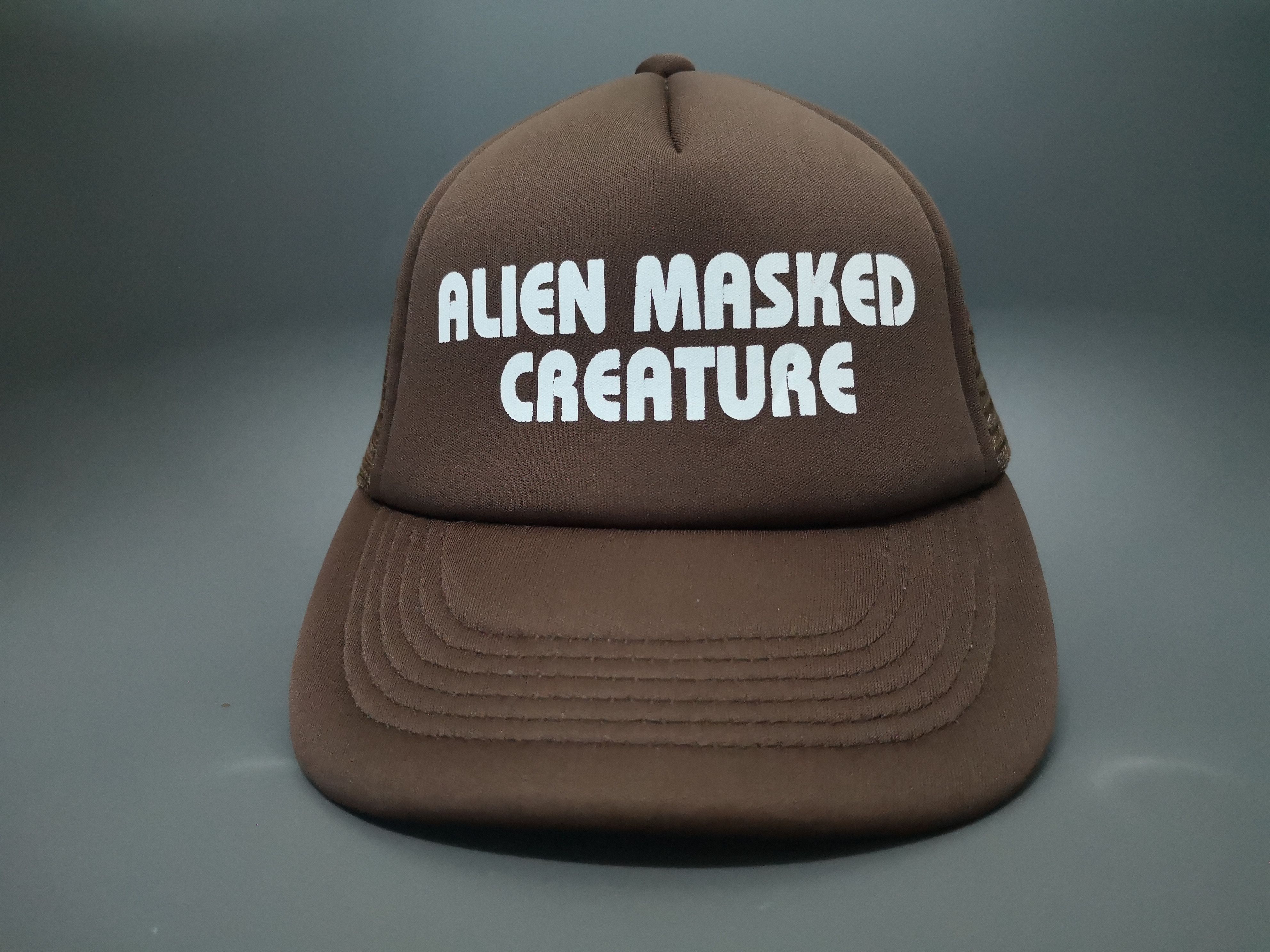 Japanese Brand RARE ALIEN MASKED CREATURE TRUCKER SNAPBACK Size ONE SIZE - 19 Thumbnail