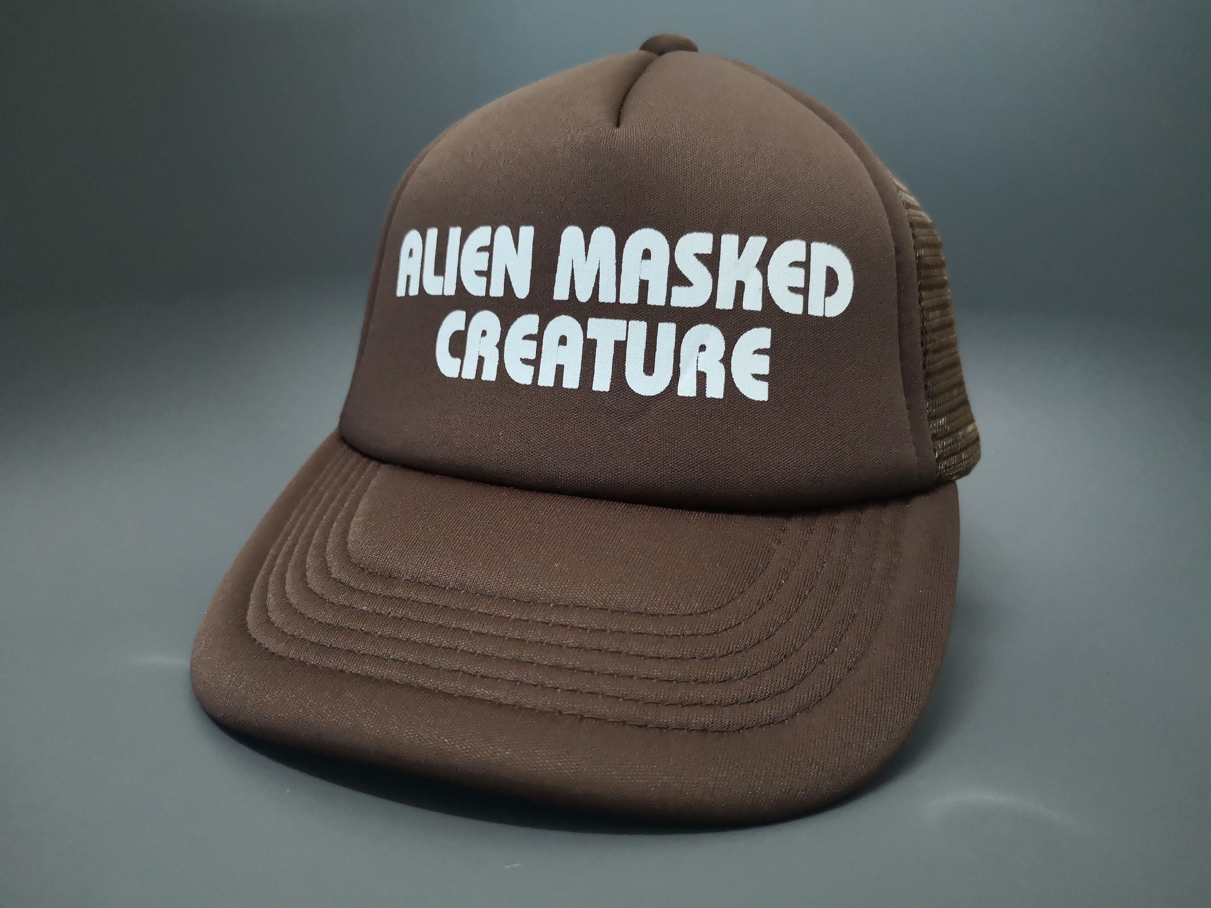 Japanese Brand RARE ALIEN MASKED CREATURE TRUCKER SNAPBACK Size ONE SIZE - 17 Thumbnail