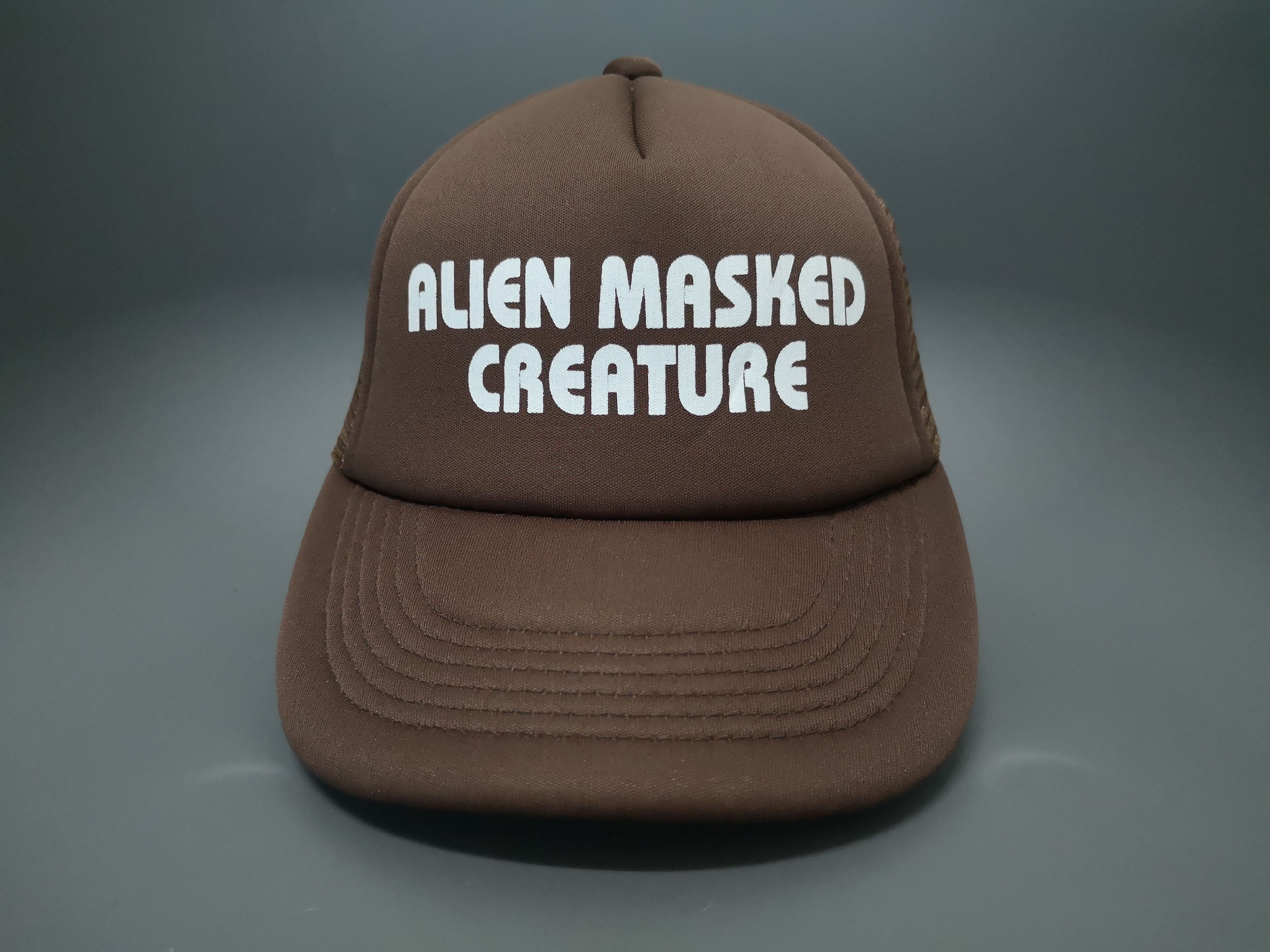 Japanese Brand RARE ALIEN MASKED CREATURE TRUCKER SNAPBACK Size ONE SIZE - 5 Thumbnail
