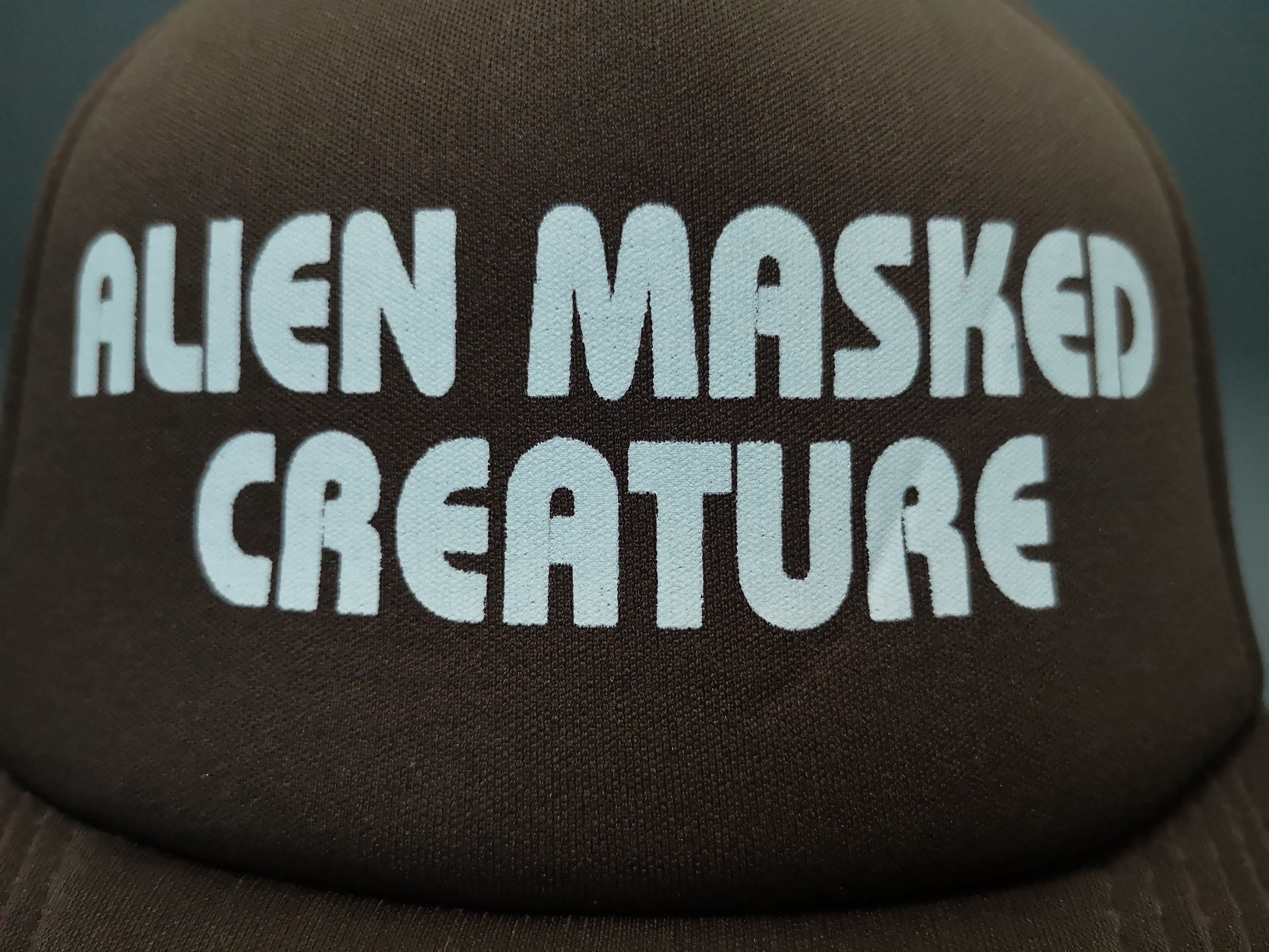Japanese Brand RARE ALIEN MASKED CREATURE TRUCKER SNAPBACK Size ONE SIZE - 18 Thumbnail