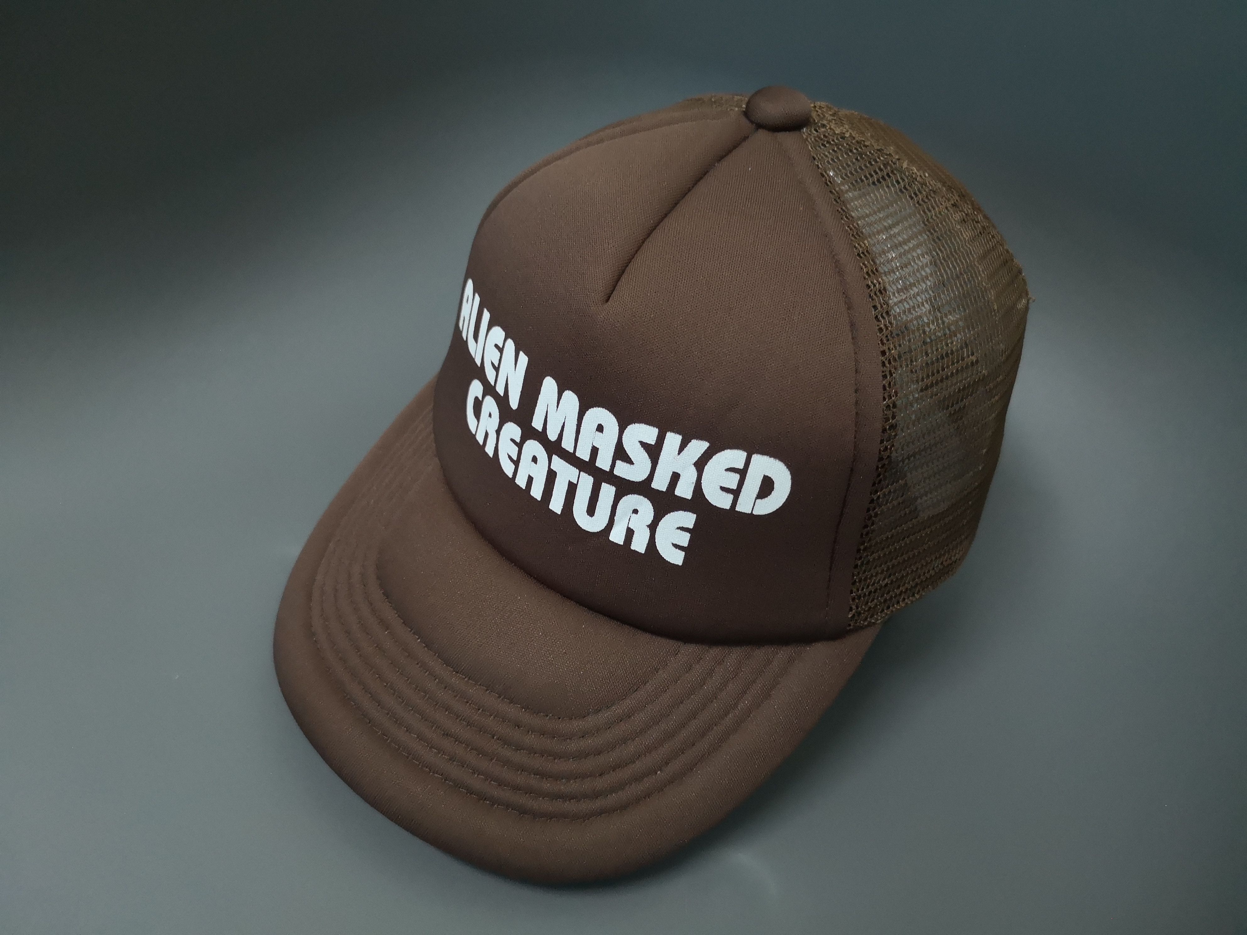 Japanese Brand RARE ALIEN MASKED CREATURE TRUCKER SNAPBACK Size ONE SIZE - 10 Thumbnail