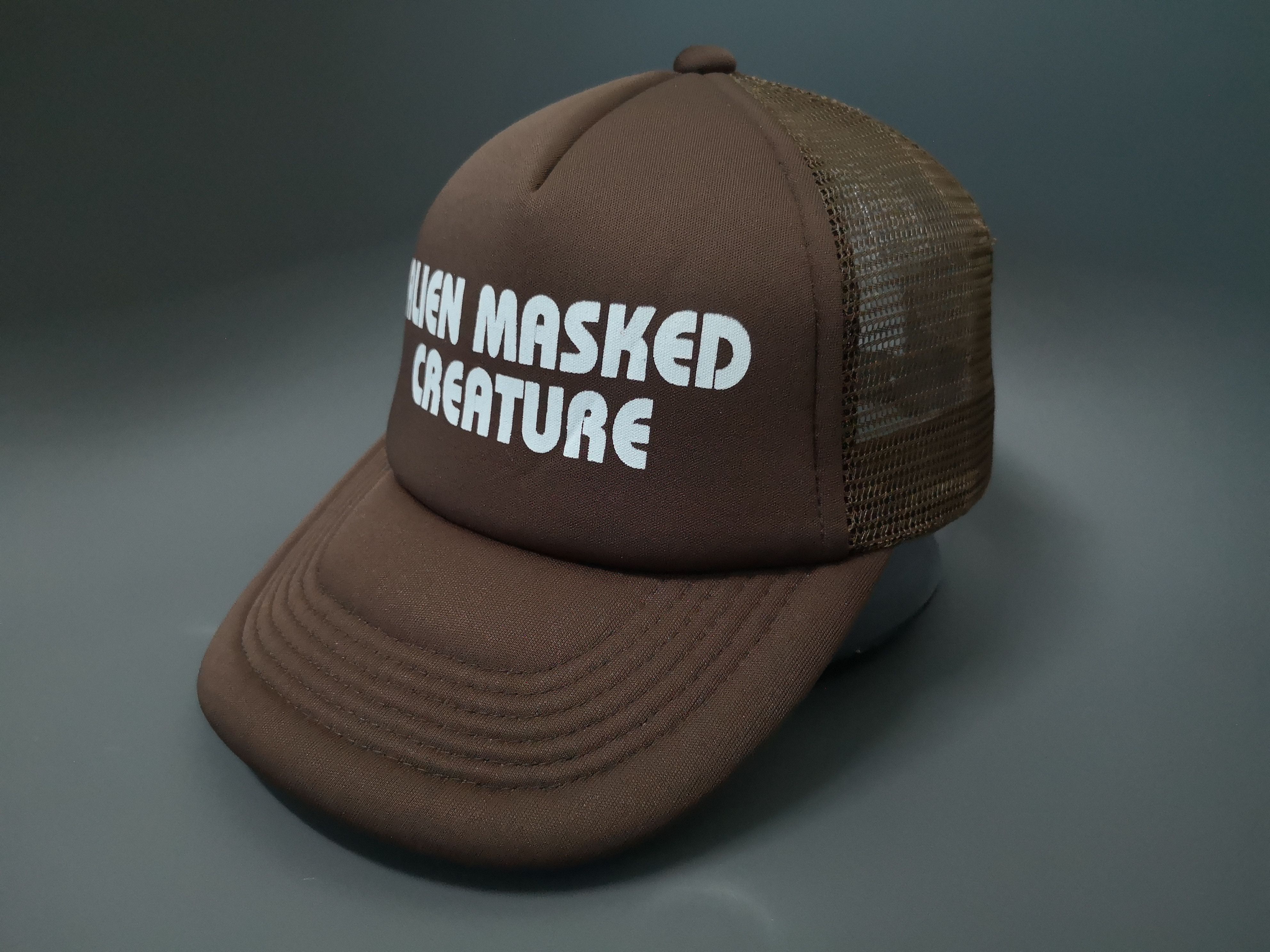 Japanese Brand RARE ALIEN MASKED CREATURE TRUCKER SNAPBACK Size ONE SIZE - 6 Thumbnail