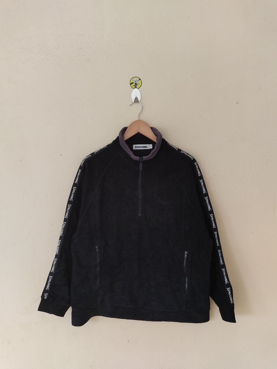 Japanese Brand × Spalding SIDE TAPE SPALDING ZIPPER JACKET FLEECE Size US L / EU 52-54 / 3 - 1 Thumbnail