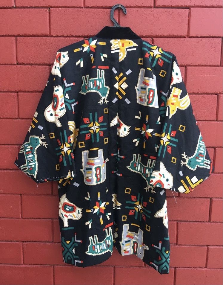 Japanese Brand × Vintage Vintage Animal Theme Kimono Japanese Designer Fashion Style Size US L / EU 52-54 / 3 - 2 Thumbnail