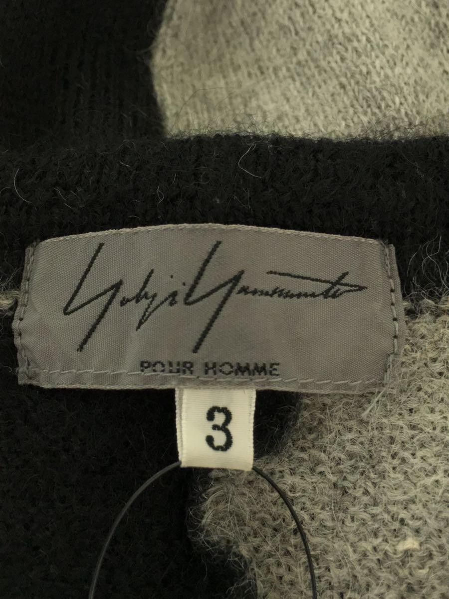 Yohji Yamamoto Pour Homme Alpaca Patchwork Knit Sweater Size US L / EU 52-54 / 3 - 3 Thumbnail