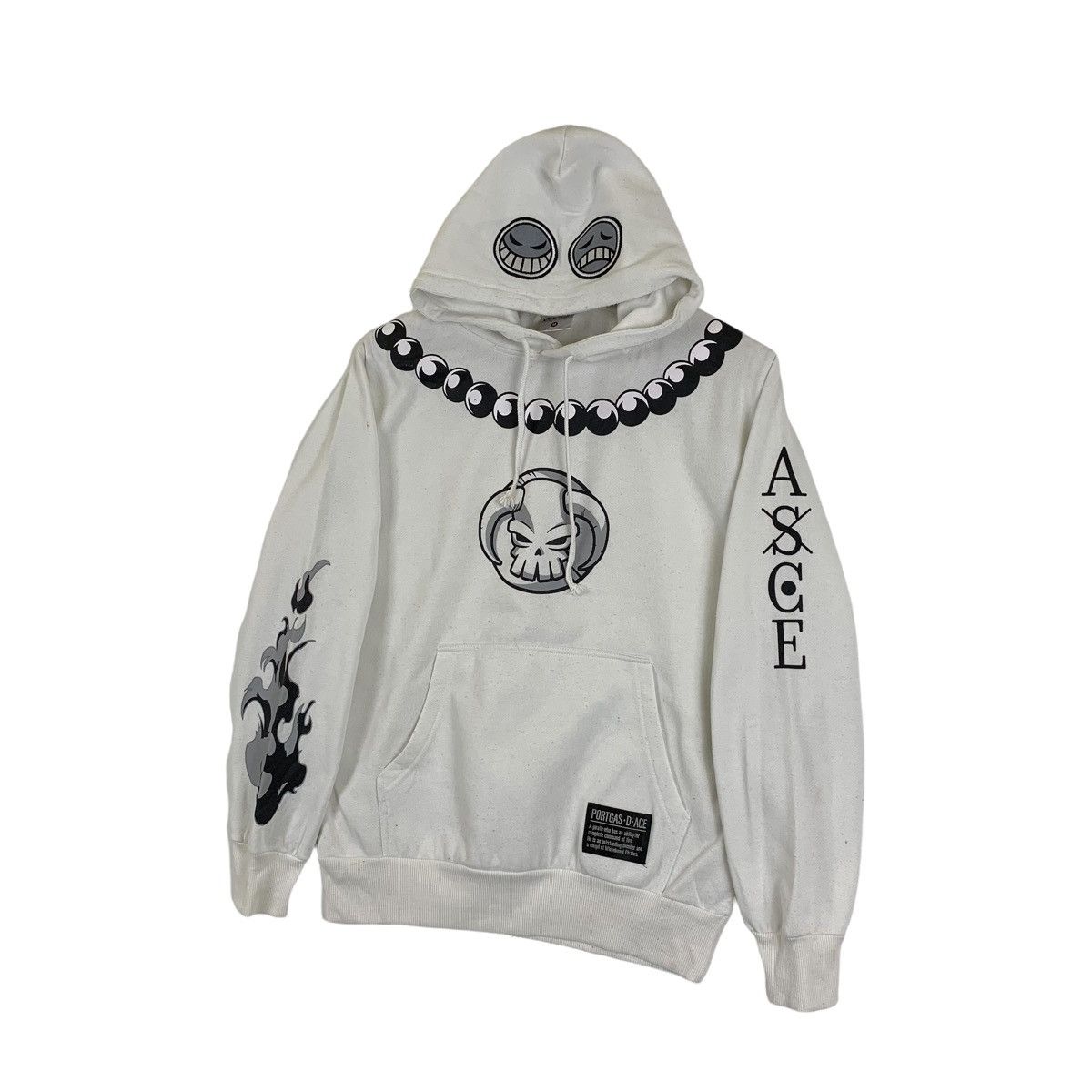 Anime Vintage ONE PIECE Portgas D Ace Japanese Anime Action Hoodie Size US M / EU 48-50 / 2 - 3 Thumbnail