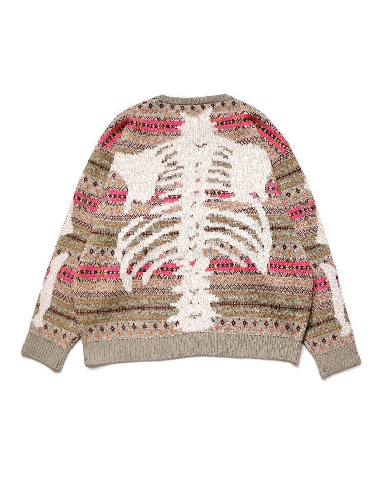 Kapital KAPITAL 7G fair isle bone skull sweater knit | Grailed