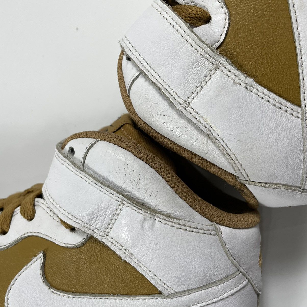Nike 2017 Nike Air Force 1 Mid ID White Brown Size US 7 / EU 40 - 6 Thumbnail