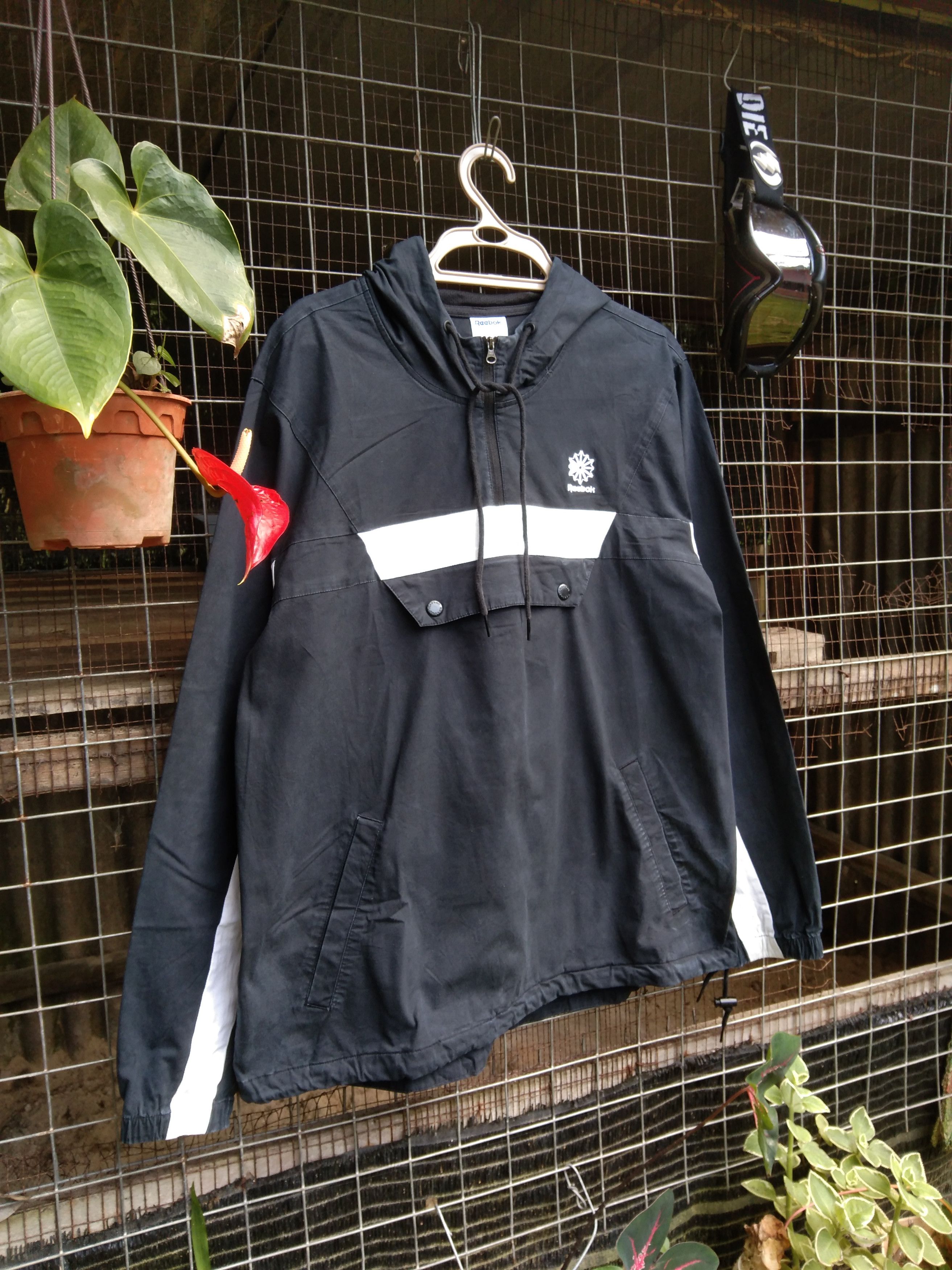 Reebok REEBOK ANORAK HOODIE JACKET PULL OVER Size US L / EU 52-54 / 3 - 3 Thumbnail