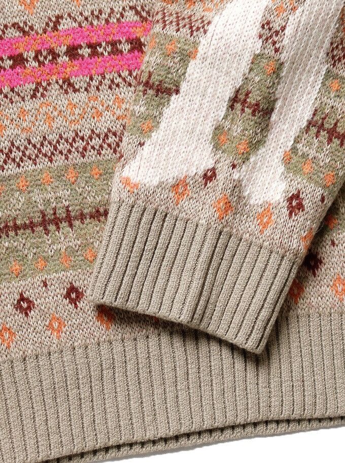 Kapital × Kapital Kountry KAPITAL 7G fair isle bone skull sweater knit Size US L / EU 52-54 / 3 - 4 Thumbnail