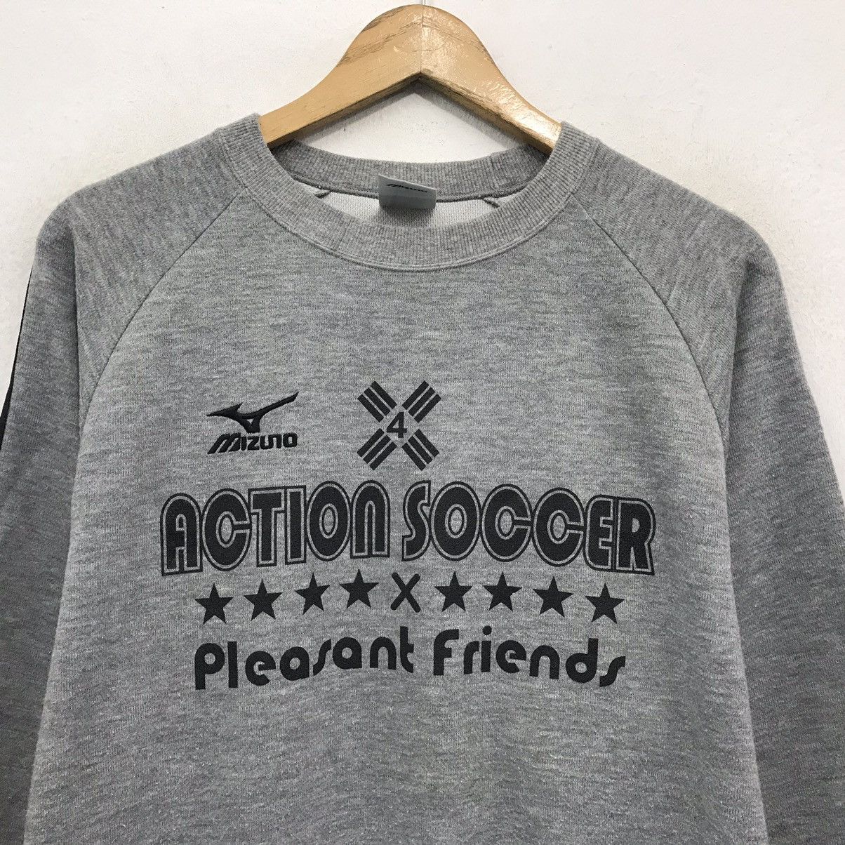 Mizuno × Vintage Mizuno Sweatshirt Crewneck Big Spellout Action Soccer Size US L / EU 52-54 / 3 - 2 Thumbnail