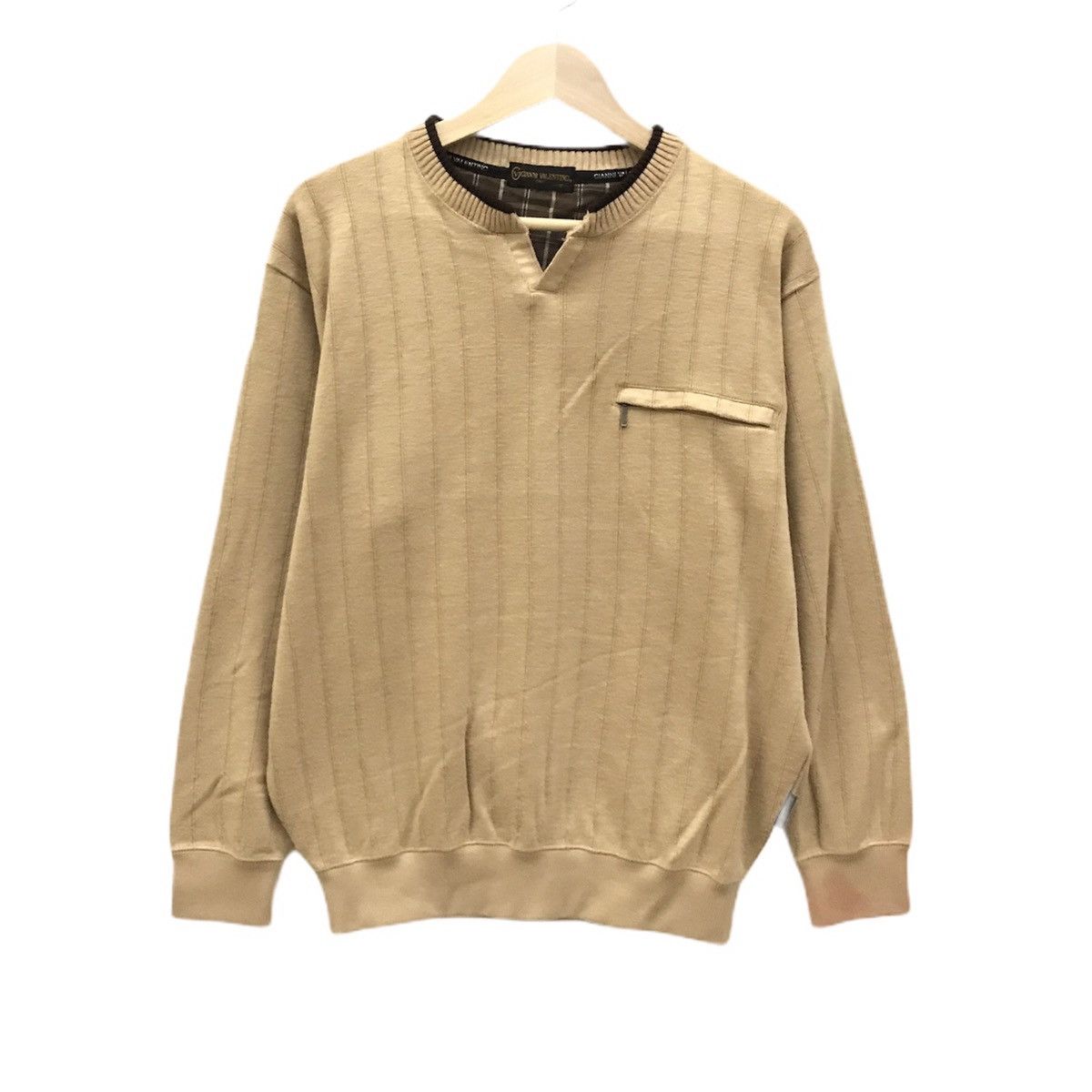 Gianni Valentino × Valentino × Vintage Gianni Valentino Sweatshirt Crewneck Embroidery Logo GV Size US M / EU 48-50 / 2 - 1 Thumbnail