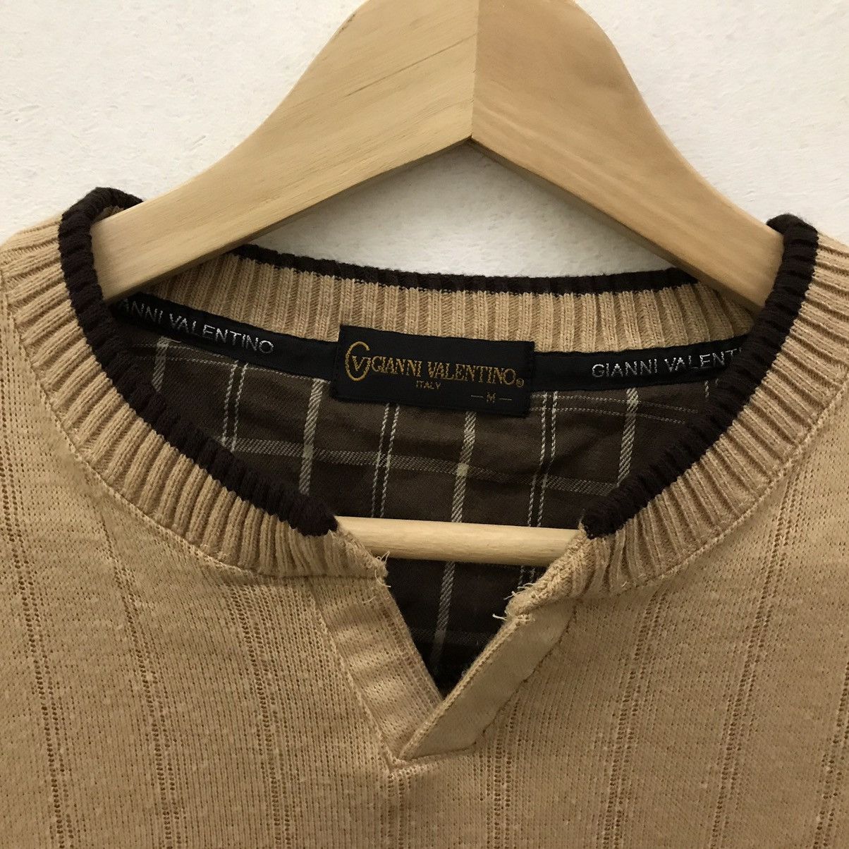 Gianni Valentino × Valentino × Vintage Gianni Valentino Sweatshirt Crewneck Embroidery Logo GV Size US M / EU 48-50 / 2 - 5 Thumbnail