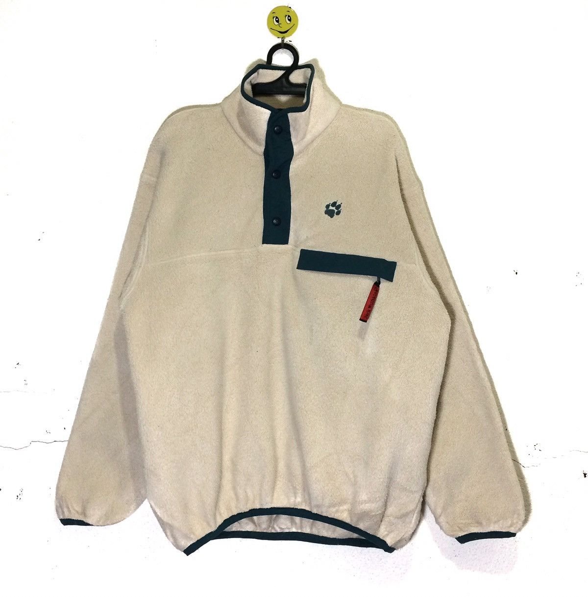 Jack Wolfskin × Polartec Jack Wolfskin Fleece Sweatshirt Jumper Jacket made GERMAN Size US L / EU 52-54 / 3 - 1 Thumbnail