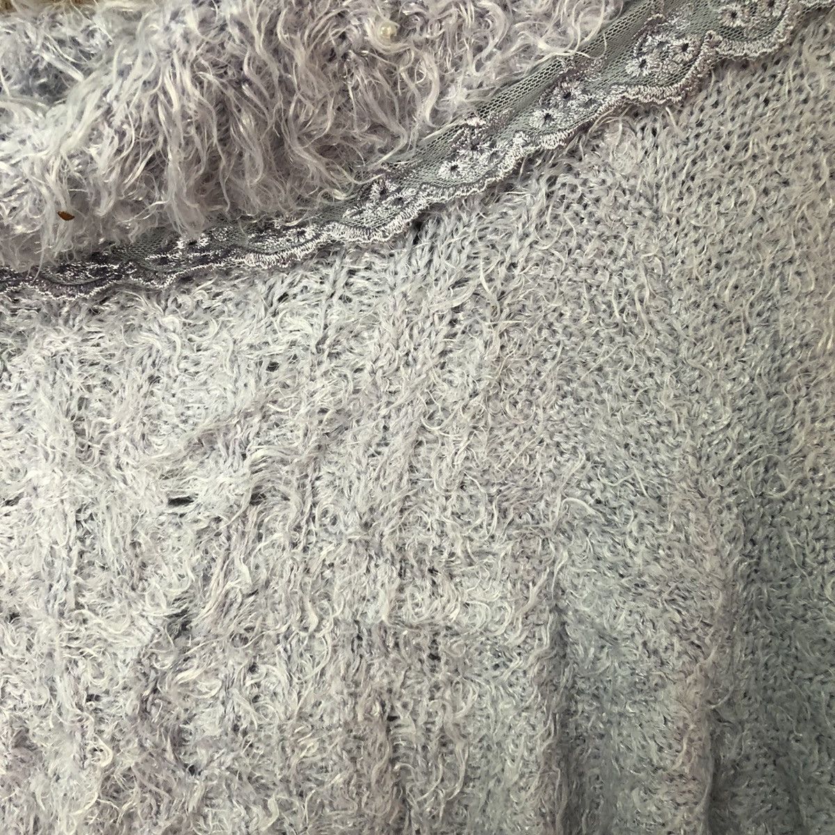 Vintage Axes Femme Shag Shaggy Fur Mohair Knitwear #6551 Size US S / EU 44-46 / 1 - 8 Thumbnail
