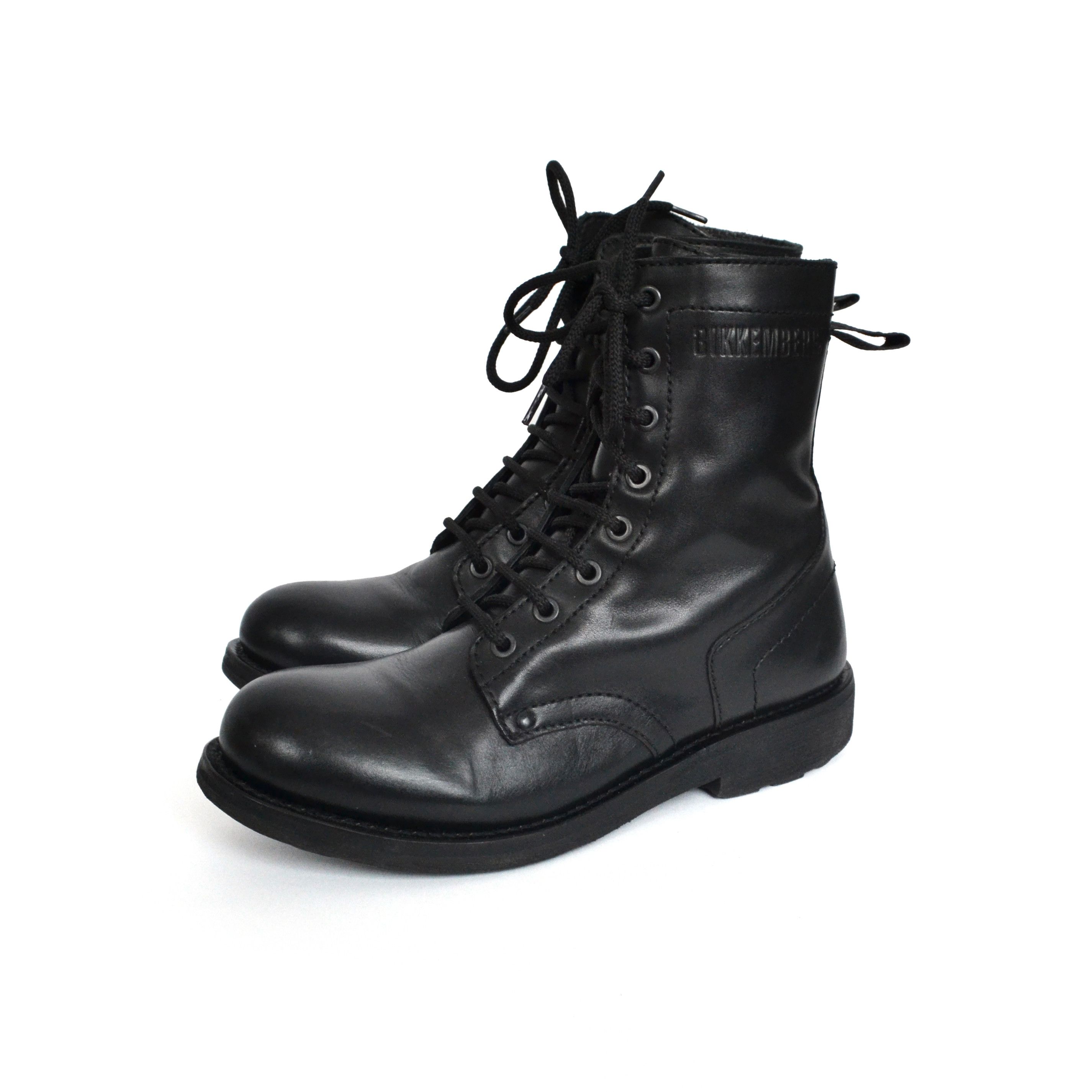 Dirk Bikkembergs Dirk Bikkembergs Boots Shoes Leather Black Lace Vintage Size US 9 / IT 39 - 2 Thumbnail