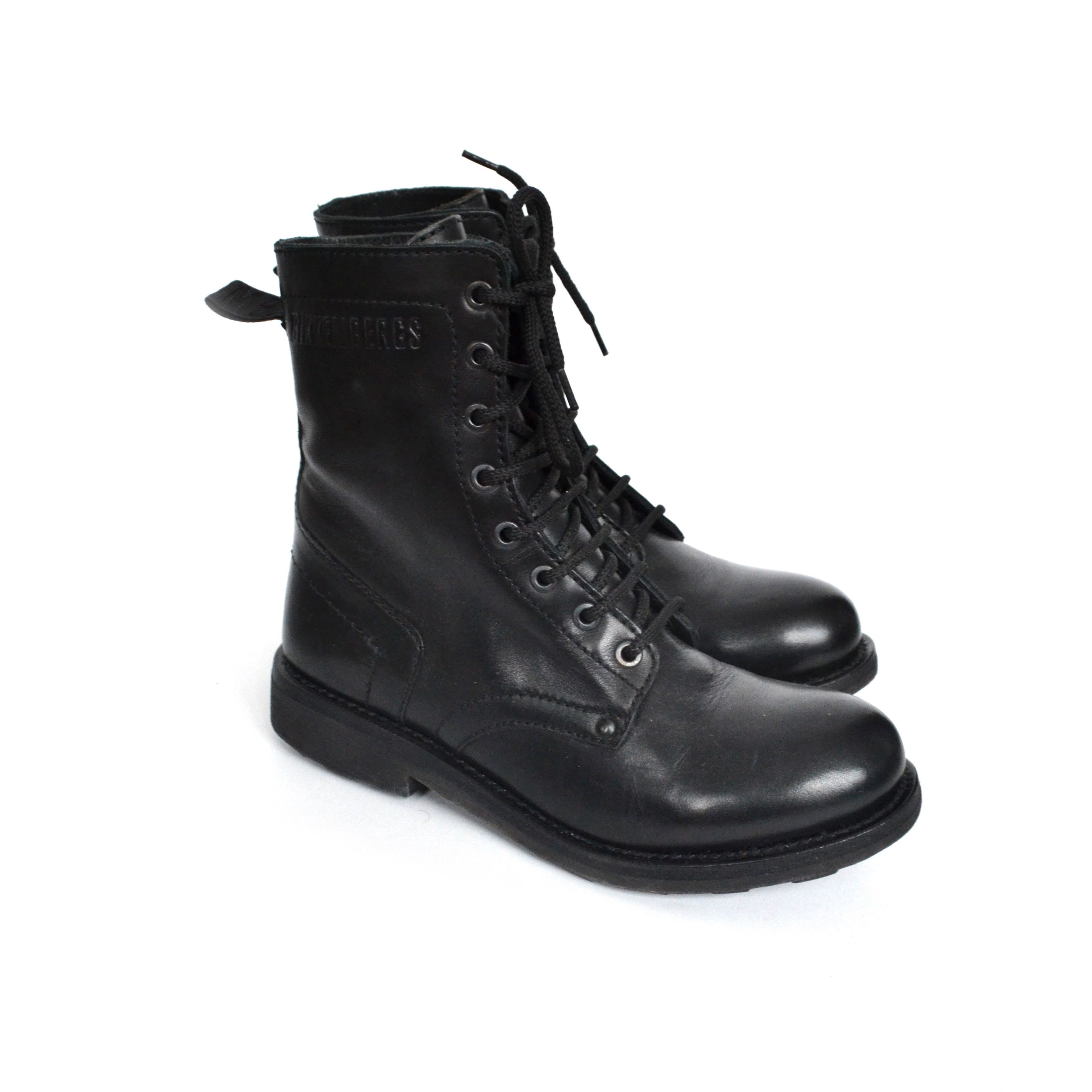 Dirk Bikkembergs Dirk Bikkembergs Boots Shoes Leather Black Lace Vintage Size US 9 / IT 39 - 4 Thumbnail