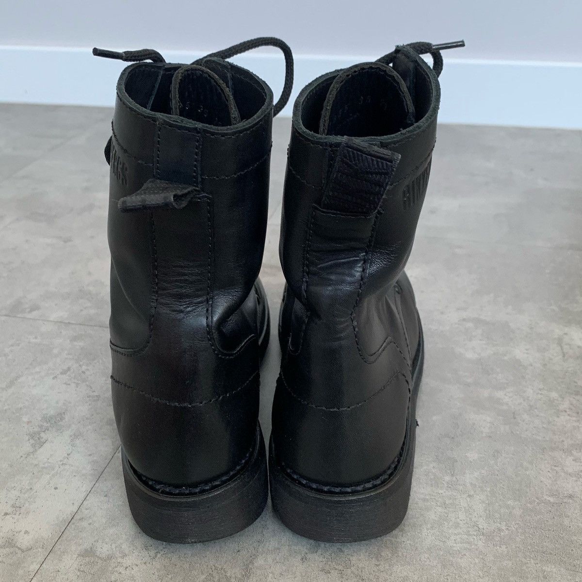 Dirk Bikkembergs Dirk Bikkembergs Boots Shoes Leather Black Lace Vintage Size US 9 / IT 39 - 11 Thumbnail