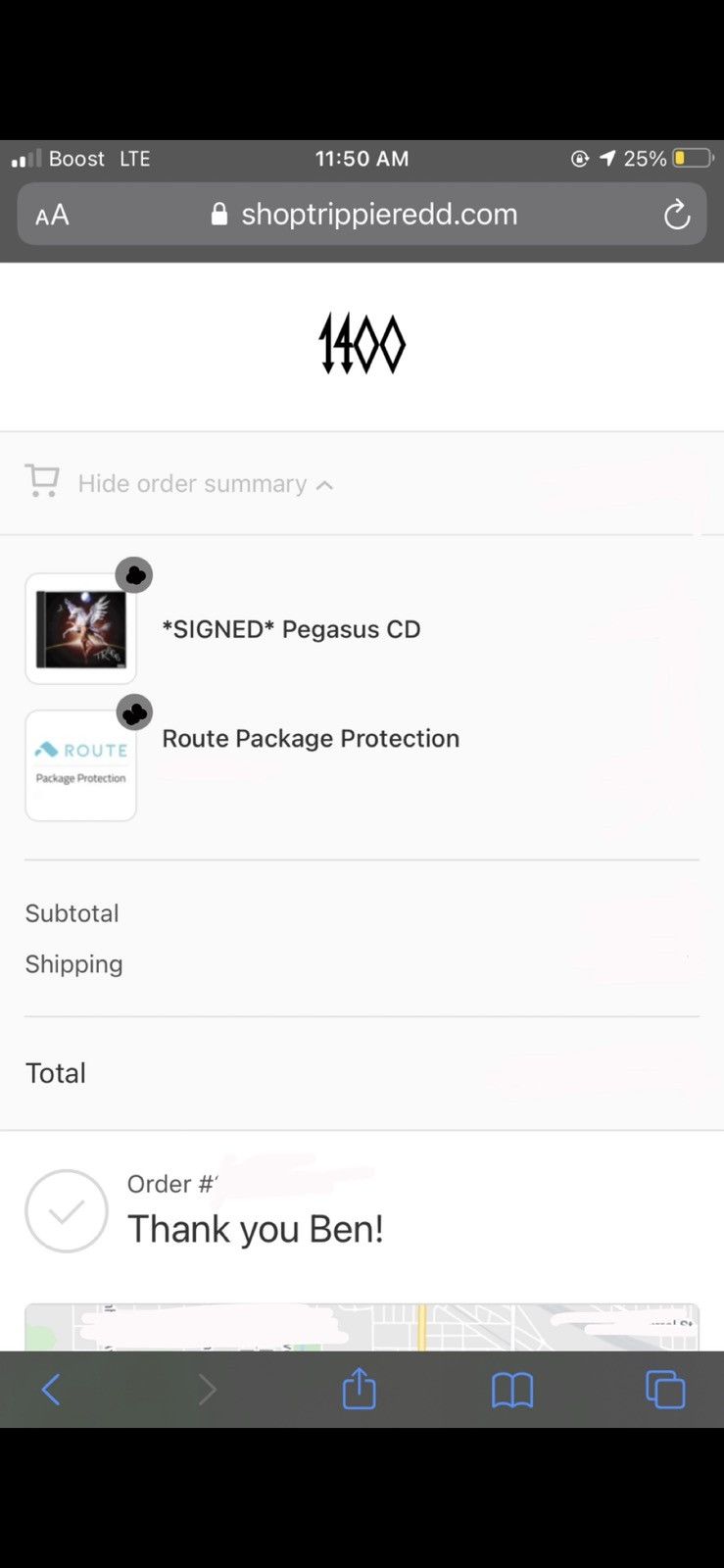 Trippie Redd Pegasus SIGNED CD Size ONE SIZE - 4 Thumbnail