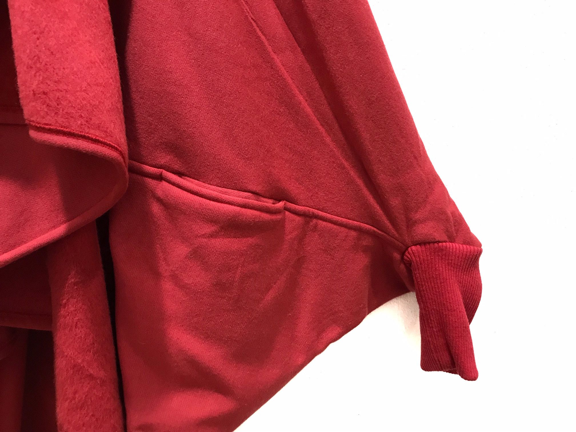 Japanese Brand Vintage Norma Kamali Asymmetrical Batwing Cardigan Coat Size US L / EU 52-54 / 3 - 6 Thumbnail