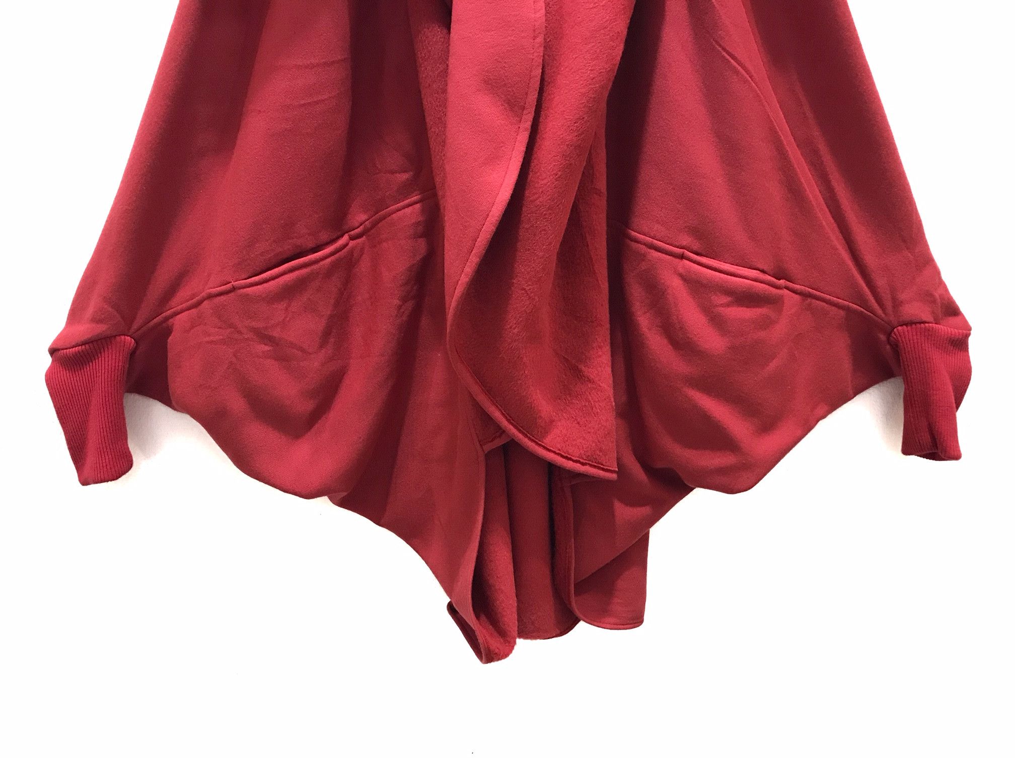 Japanese Brand Vintage Norma Kamali Asymmetrical Batwing Cardigan Coat Size US L / EU 52-54 / 3 - 5 Thumbnail