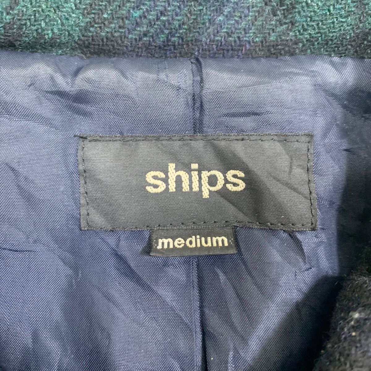 Japanese Brand × SHIPS × Vintage SHIPS Japanese Brand Tartan Fully Button Quilted Jacket Size US M / EU 48-50 / 2 - 6 Thumbnail