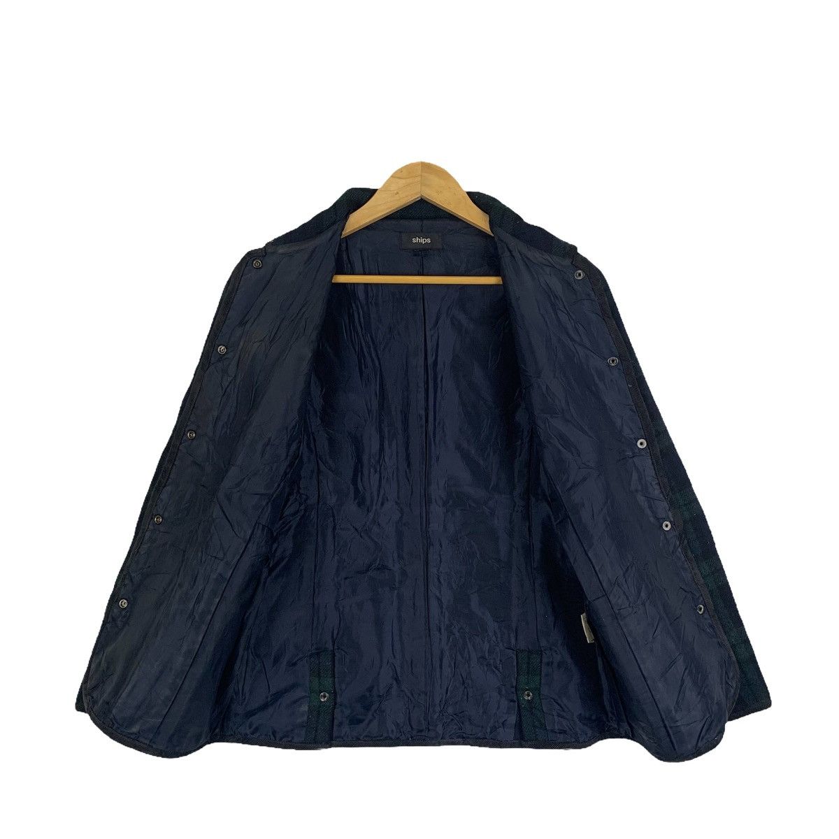 Japanese Brand × SHIPS × Vintage SHIPS Japanese Brand Tartan Fully Button Quilted Jacket Size US M / EU 48-50 / 2 - 3 Thumbnail