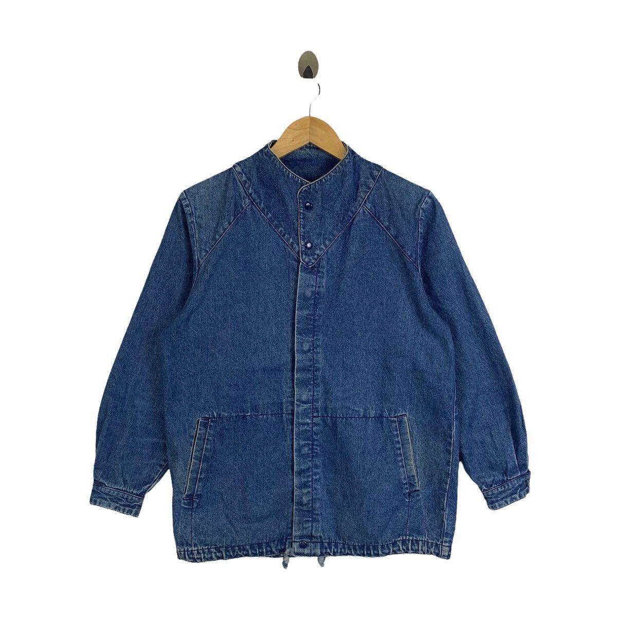 Vintage Vintage BRITTANIA Casualwear Fully Button Denim Jeans Jacket Size US S / EU 44-46 / 1 - 1 Thumbnail