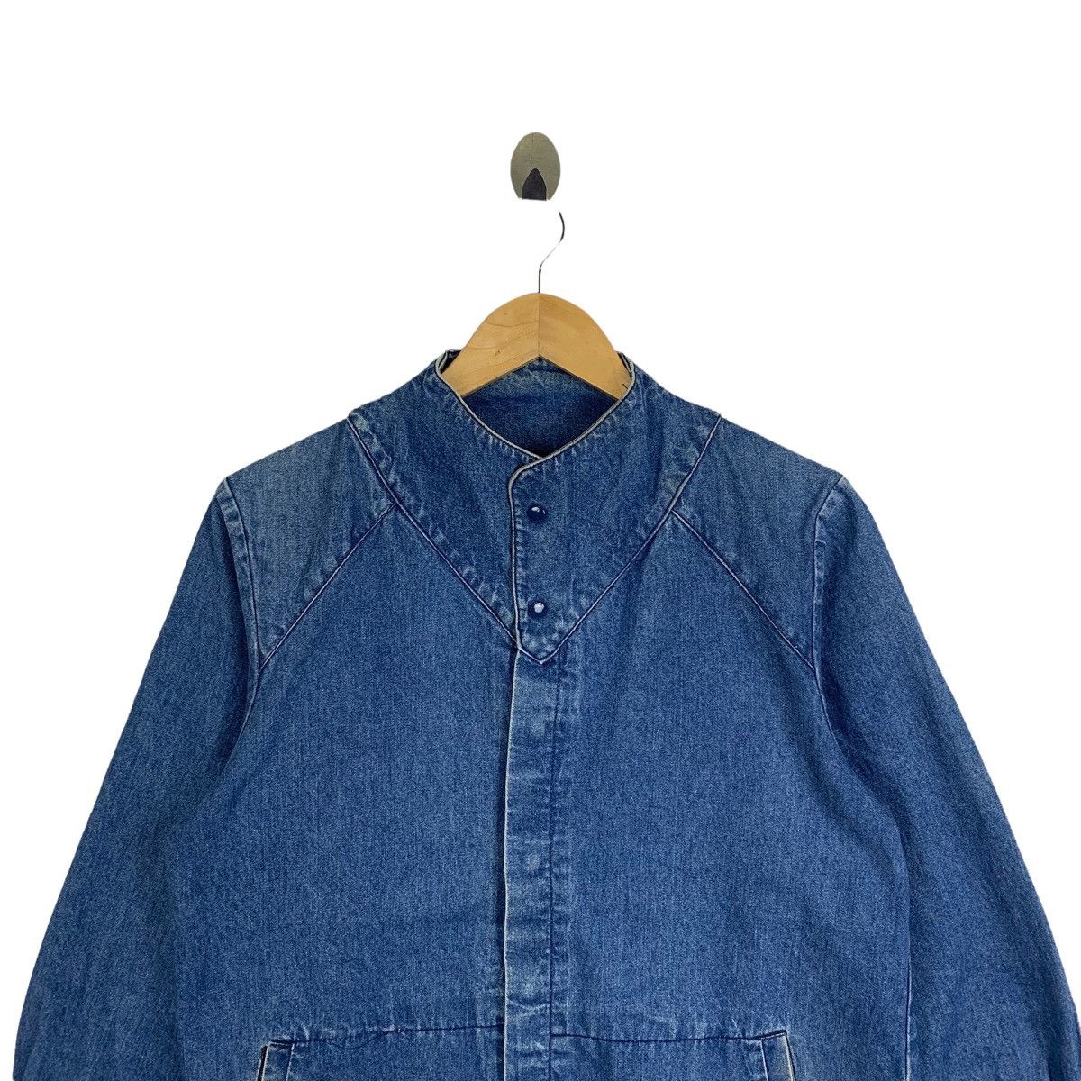 Vintage Vintage BRITTANIA Casualwear Fully Button Denim Jeans Jacket Size US S / EU 44-46 / 1 - 5 Thumbnail