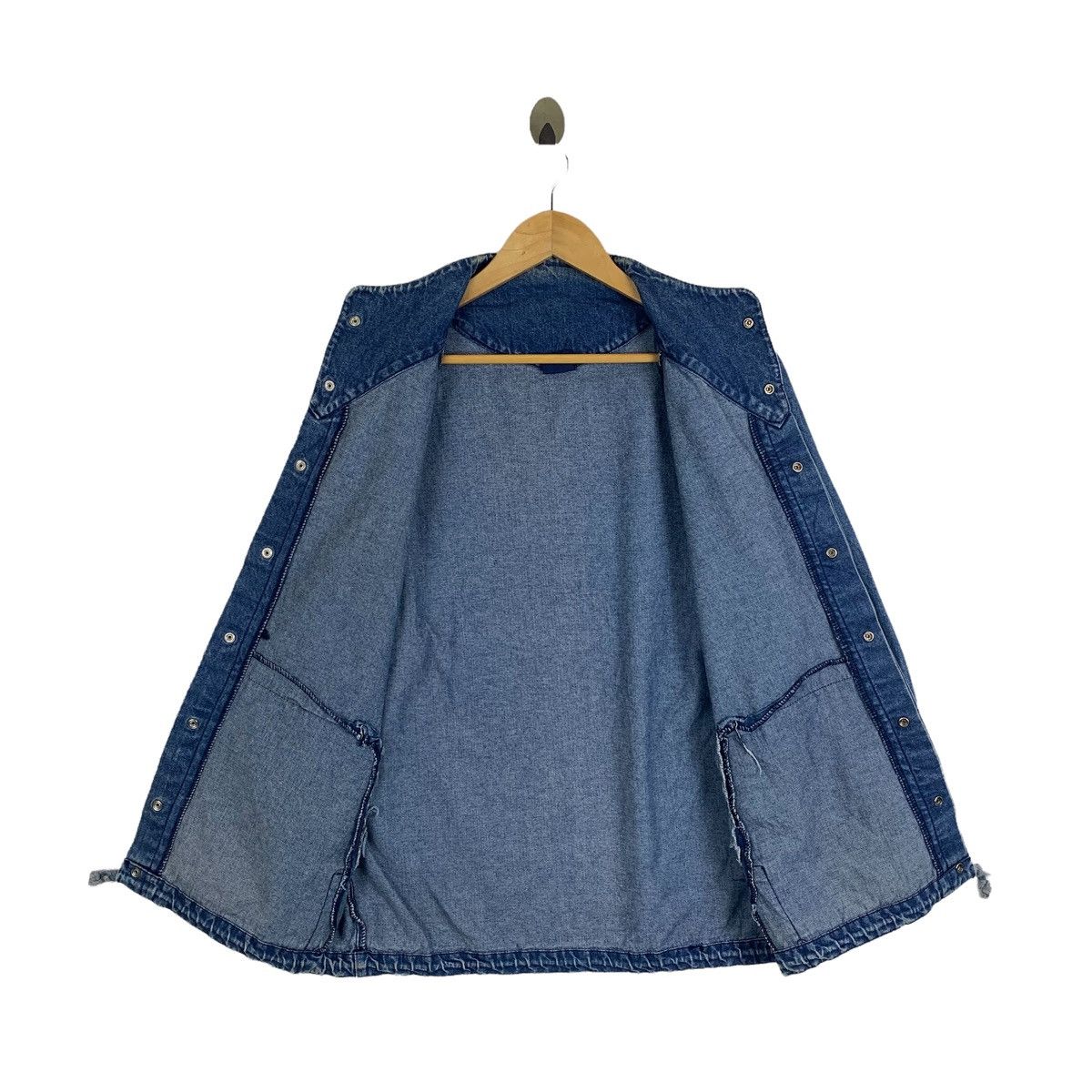 Vintage Vintage BRITTANIA Casualwear Fully Button Denim Jeans Jacket Size US S / EU 44-46 / 1 - 3 Thumbnail