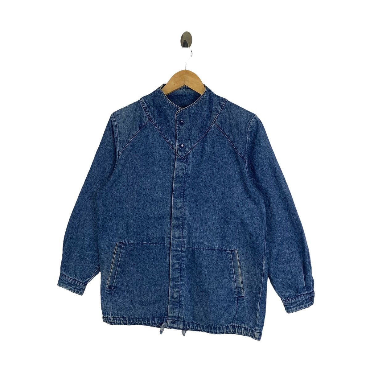 Vintage Vintage BRITTANIA Casualwear Fully Button Denim Jeans Jacket Size US S / EU 44-46 / 1 - 4 Thumbnail