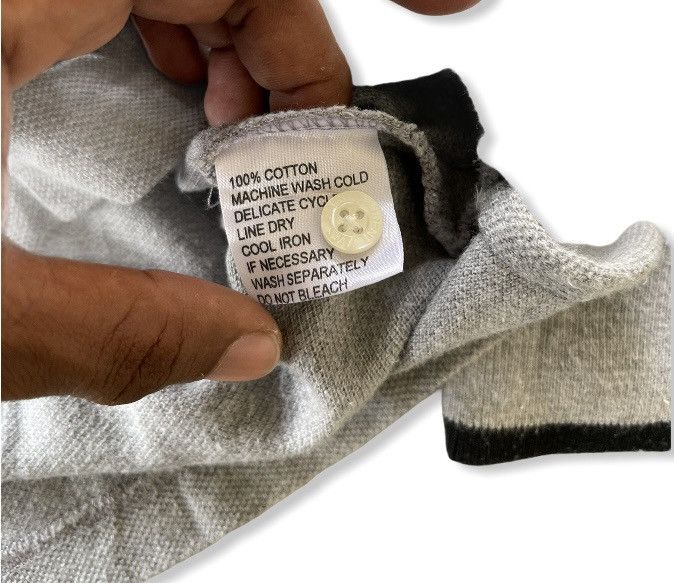 Yves Saint Laurent YVES SAINT LAUREN LONG SLEEVE POLO SHIRT Size US M / EU 48-50 / 2 - 5 Thumbnail