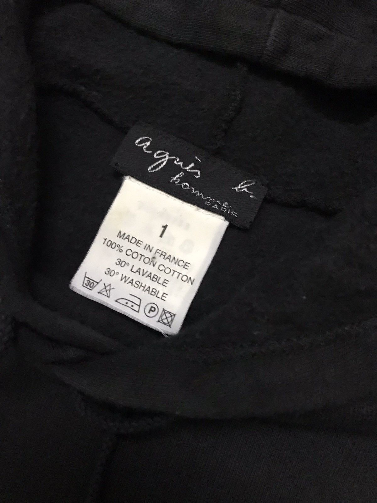 agnes b. Vintage Agnes.B Homme Paris Patchwork Pullover Hoodie Size US L / EU 52-54 / 3 - 7 Thumbnail
