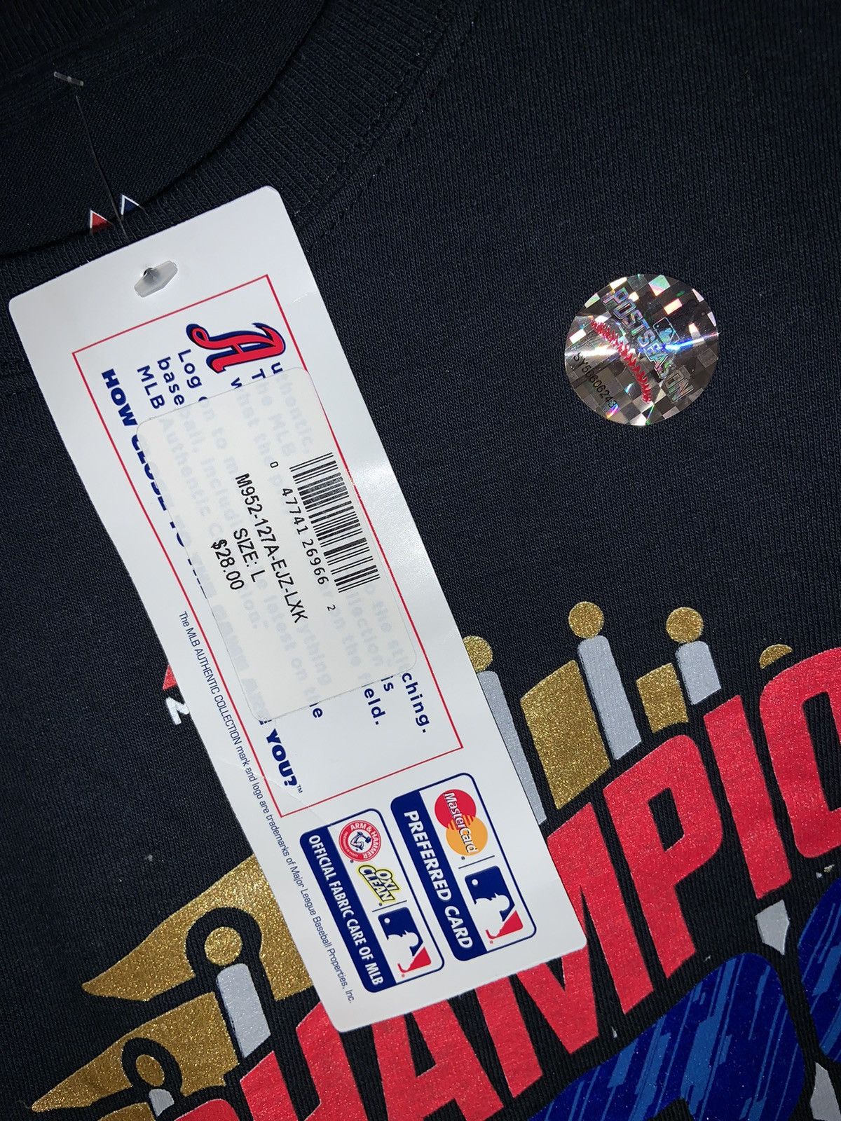 Majestic Chicago Cubs 2016 World Series Champions Tee Size US L / EU 52-54 / 3 - 5 Thumbnail