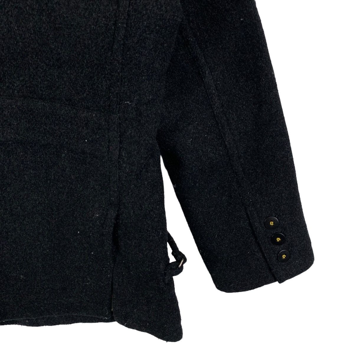 Japanese Brand HIROMICHI NAGANO Japanese Fashion Design Wool Peacoat Jacket Size US M / EU 48-50 / 2 - 9 Thumbnail