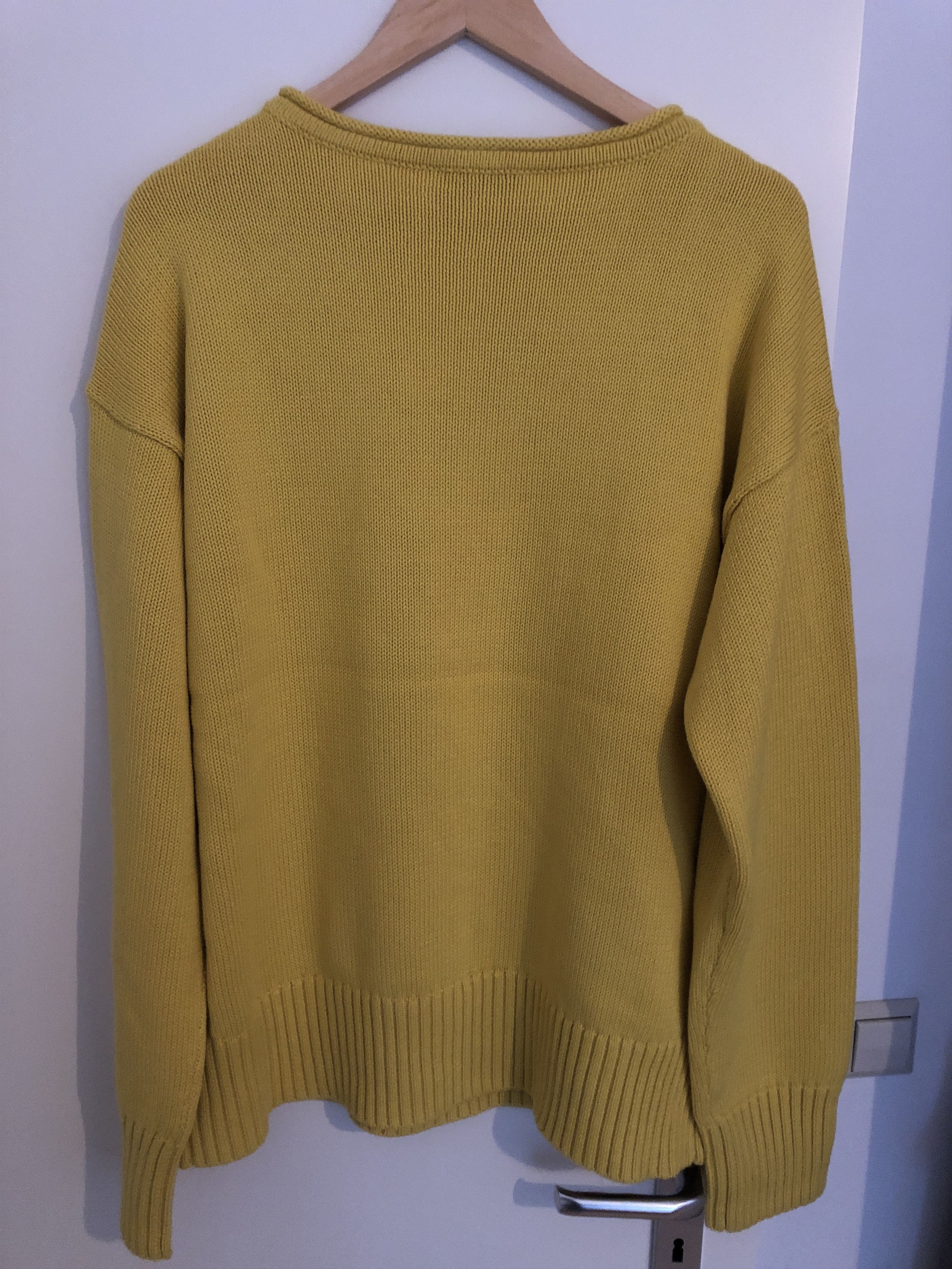 Joseph JOSEPH Yellow Boat Neck Graphic Knit Sweater XL Size US XL / EU 56 / 4 - 3 Thumbnail