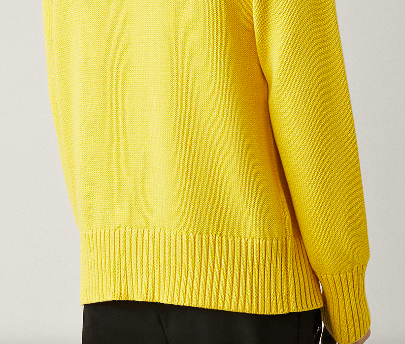 Joseph JOSEPH Yellow Boat Neck Graphic Knit Sweater XL Size US XL / EU 56 / 4 - 9 Thumbnail