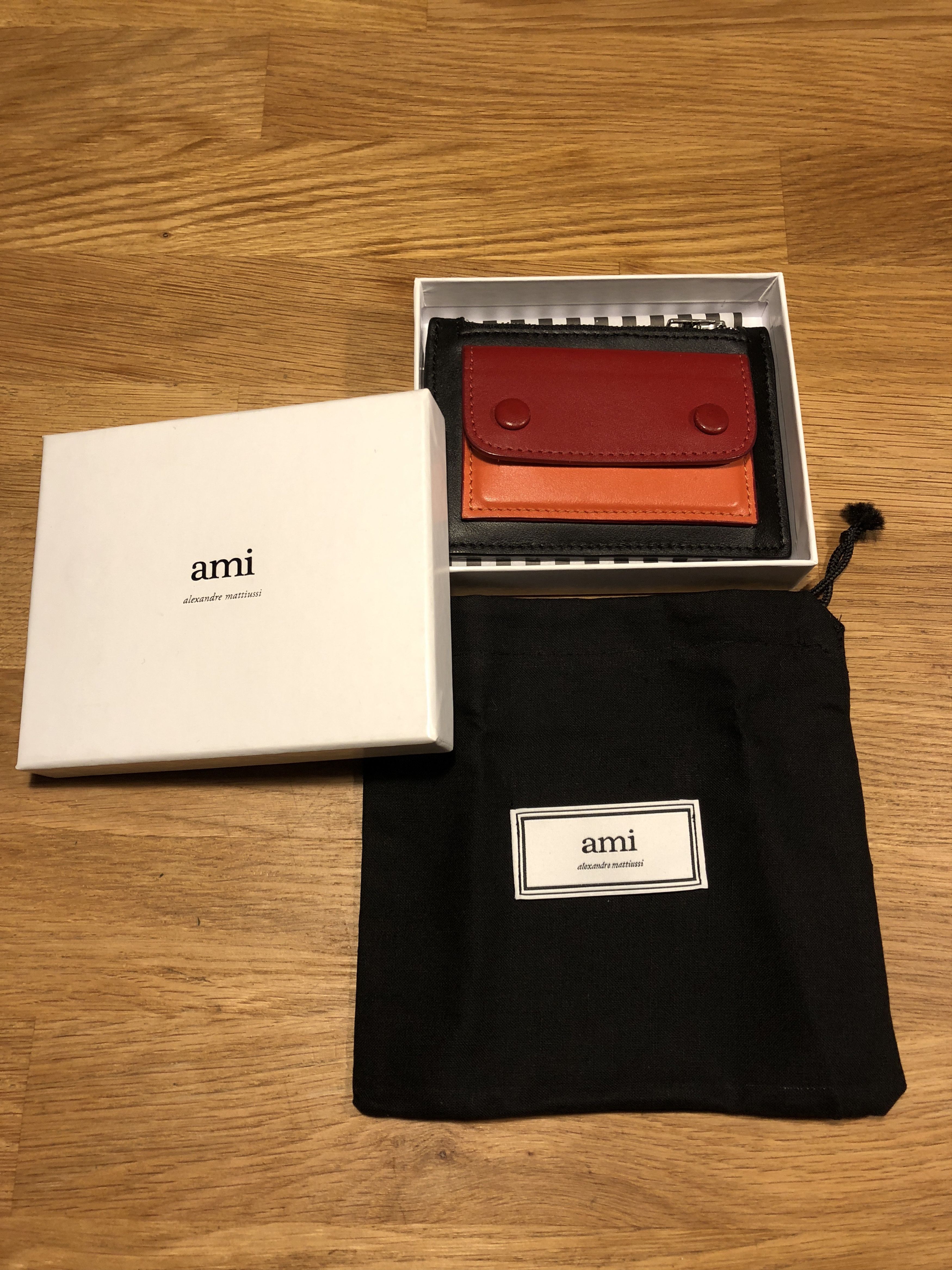 AMI ALEXANDRE MATTIUSSI Zipped Cardholder