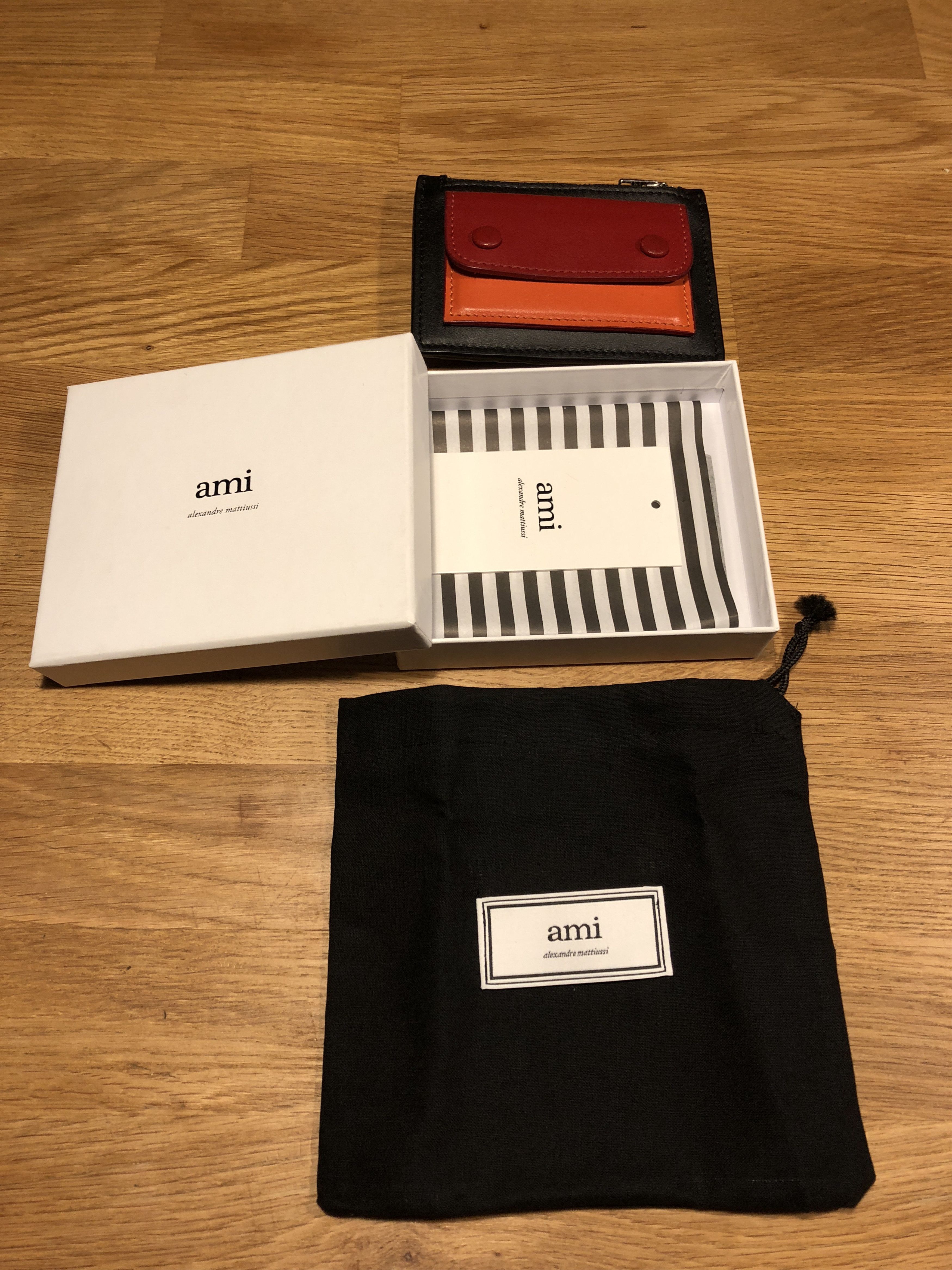 AMI ALEXANDRE MATTIUSSI Zipped Cardholder