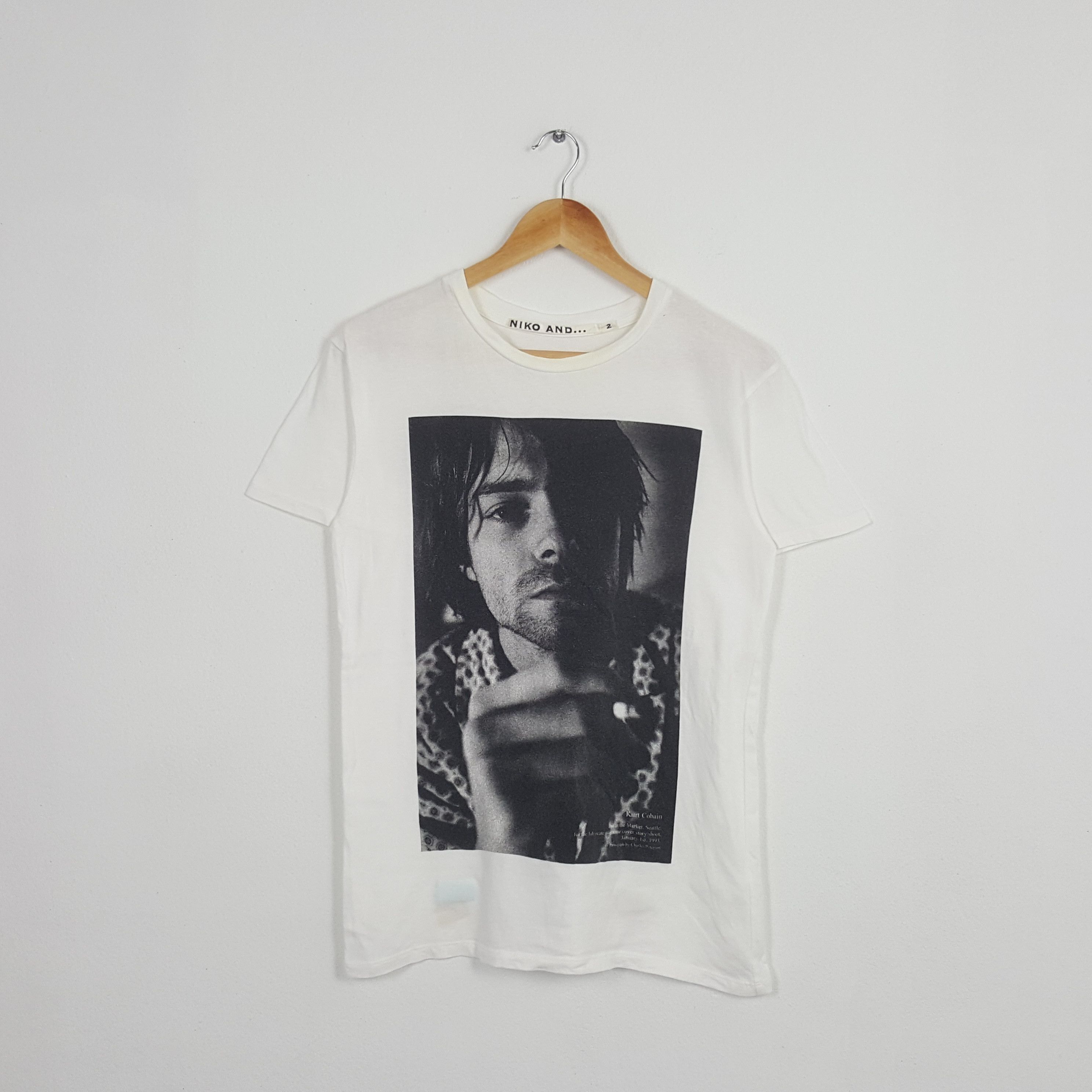 Band Tees Vintage Niko And ... Band Kurt Cobain Nirvana Tshirt Size US M / EU 48-50 / 2 - 1 Thumbnail