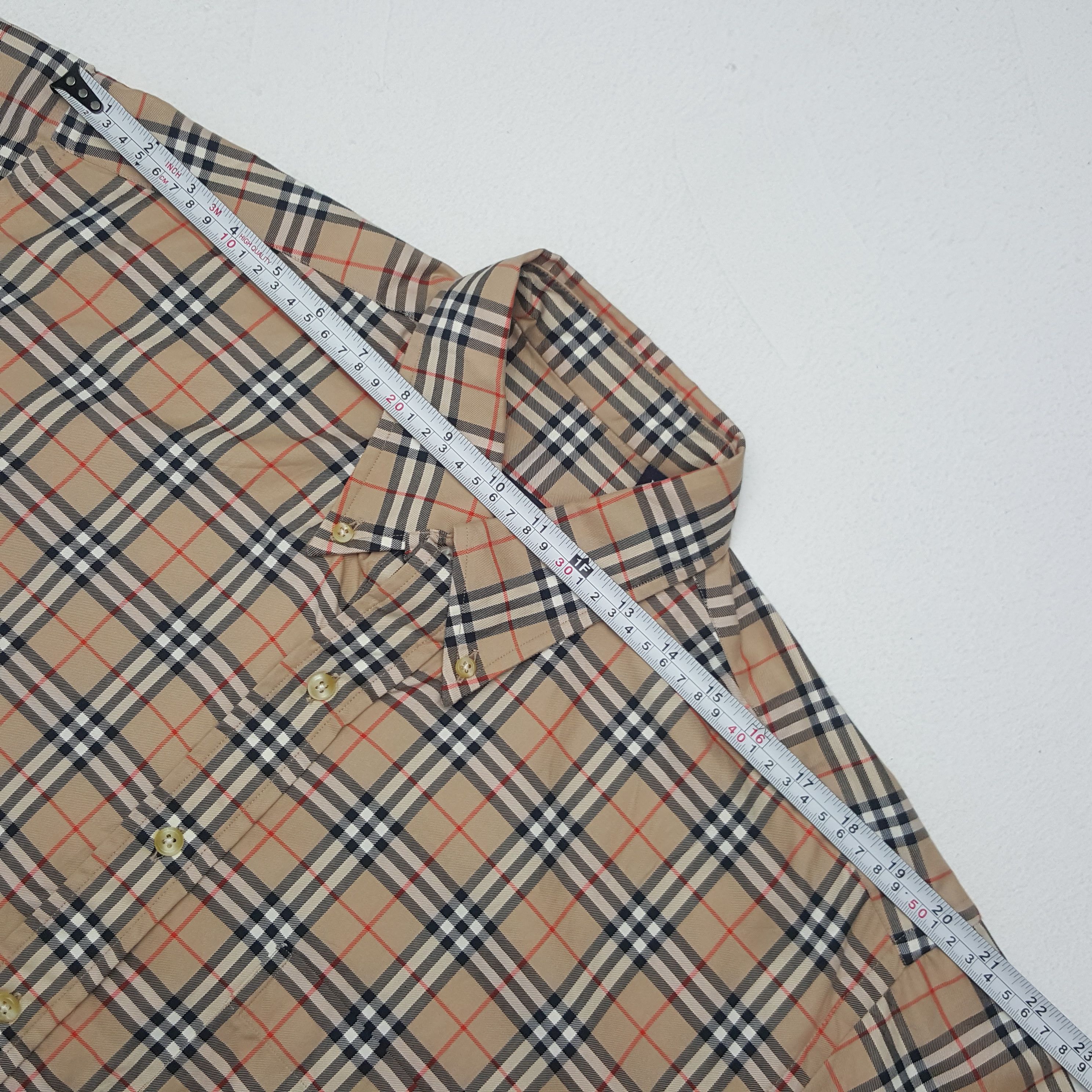 Burberry × Vintage Vintage Burberry London Shirt Button Up Size US M / EU 48-50 / 2 - 5 Thumbnail