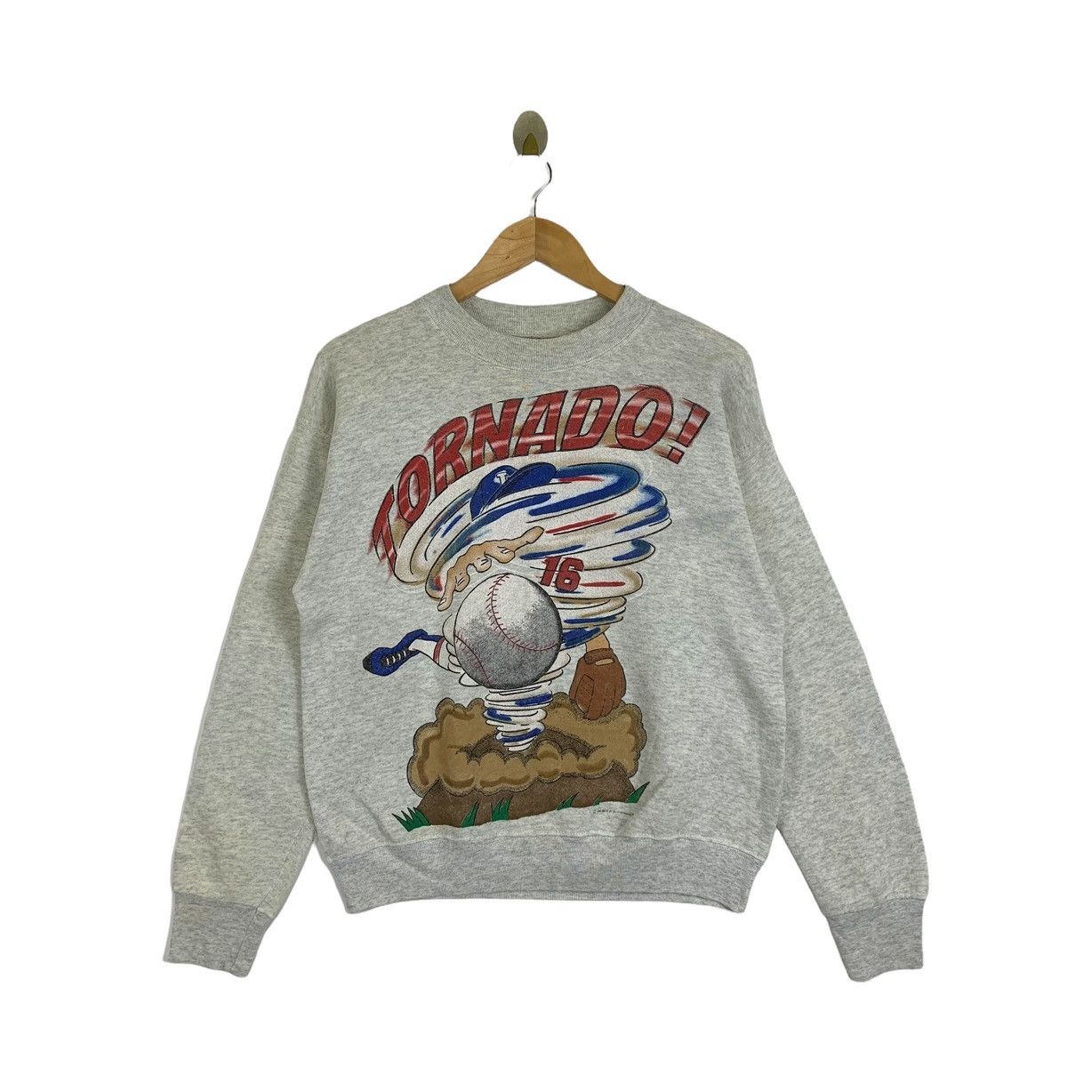 Vintage Los Angeles DODGERS Nomo 16 Tornado MLB Sweatshirt