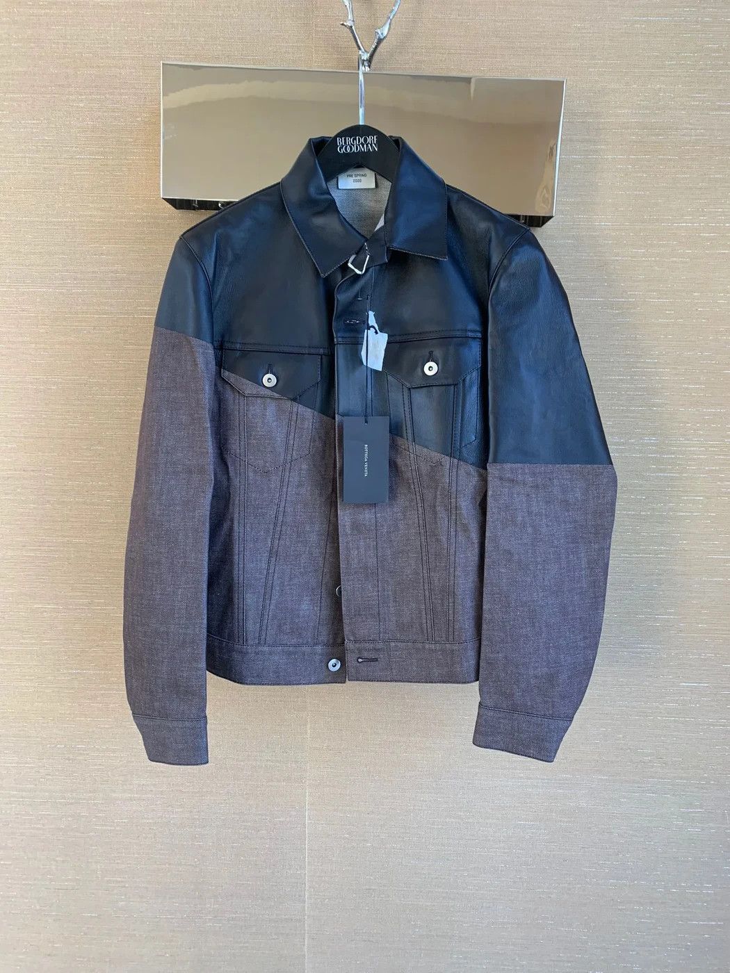Bottega Veneta Denim Jacket in Dark brown Size US M / EU 48-50 / 2 - 2 Thumbnail