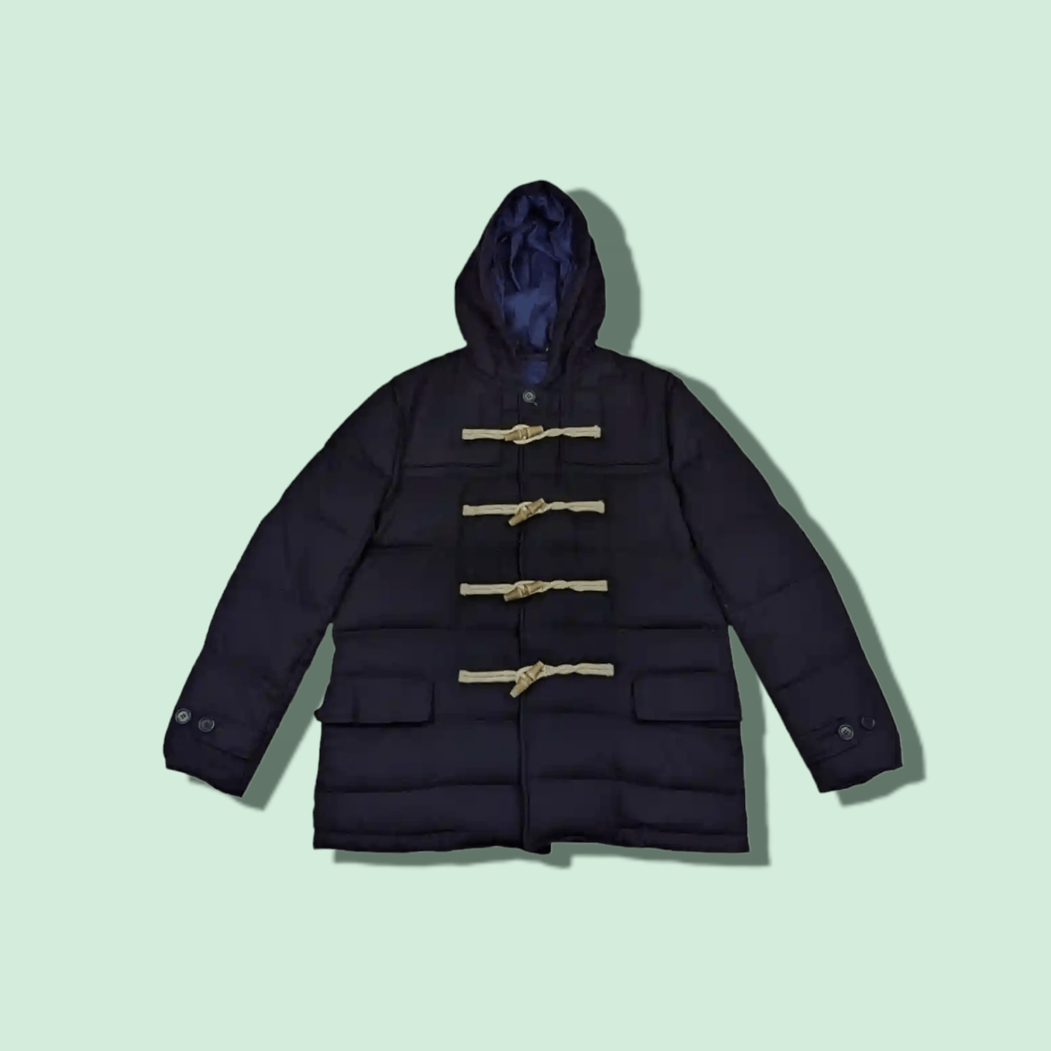 Paul Smith PAUL SMITH Frog Closure Winter Wool Jacket Hoodie Size US L / EU 52-54 / 3 - 1 Thumbnail