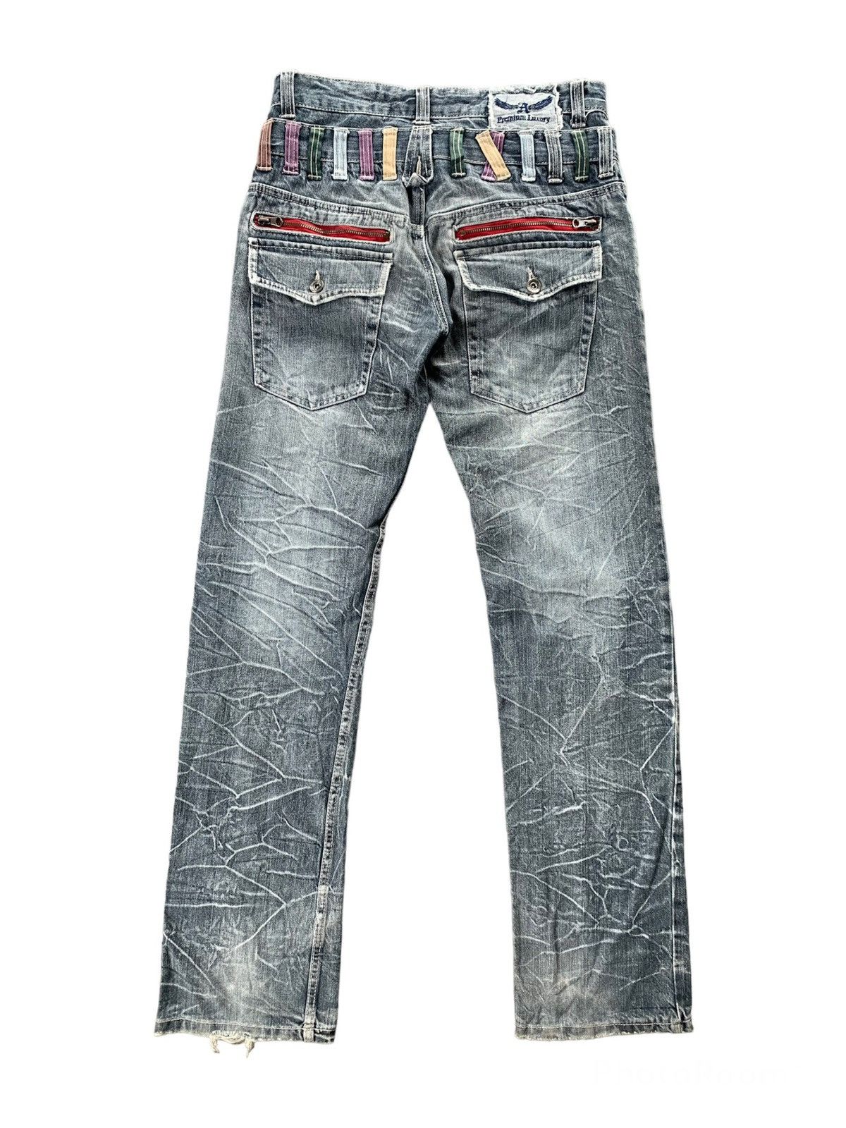 Hysteric Glamour Japanese Brand Antfui Double Waist Flare Jeans Denim Pants Size US 32 / EU 48 - 2 Thumbnail