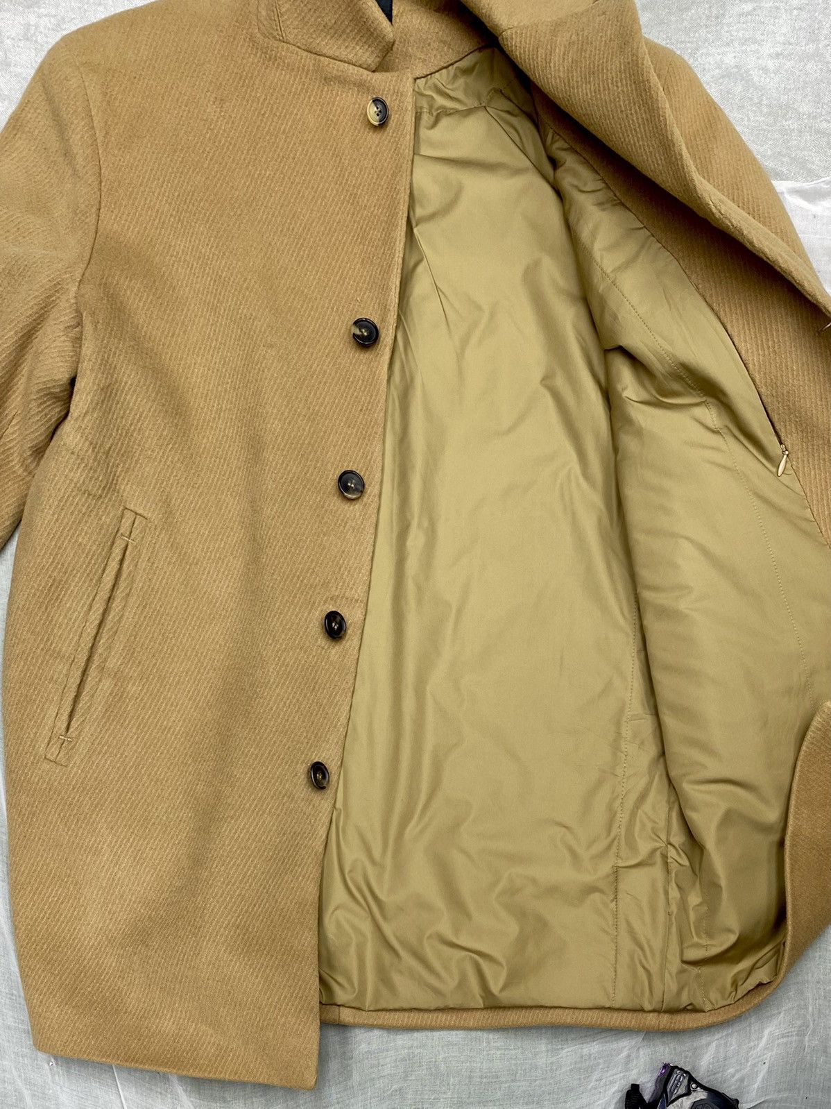 Hugo × Hugo Boss × Vintage HUGO BOSS CRASCO DOUBLE LINNING WOOL OVER COAT JACKET Size US L / EU 52-54 / 3 - 9 Thumbnail
