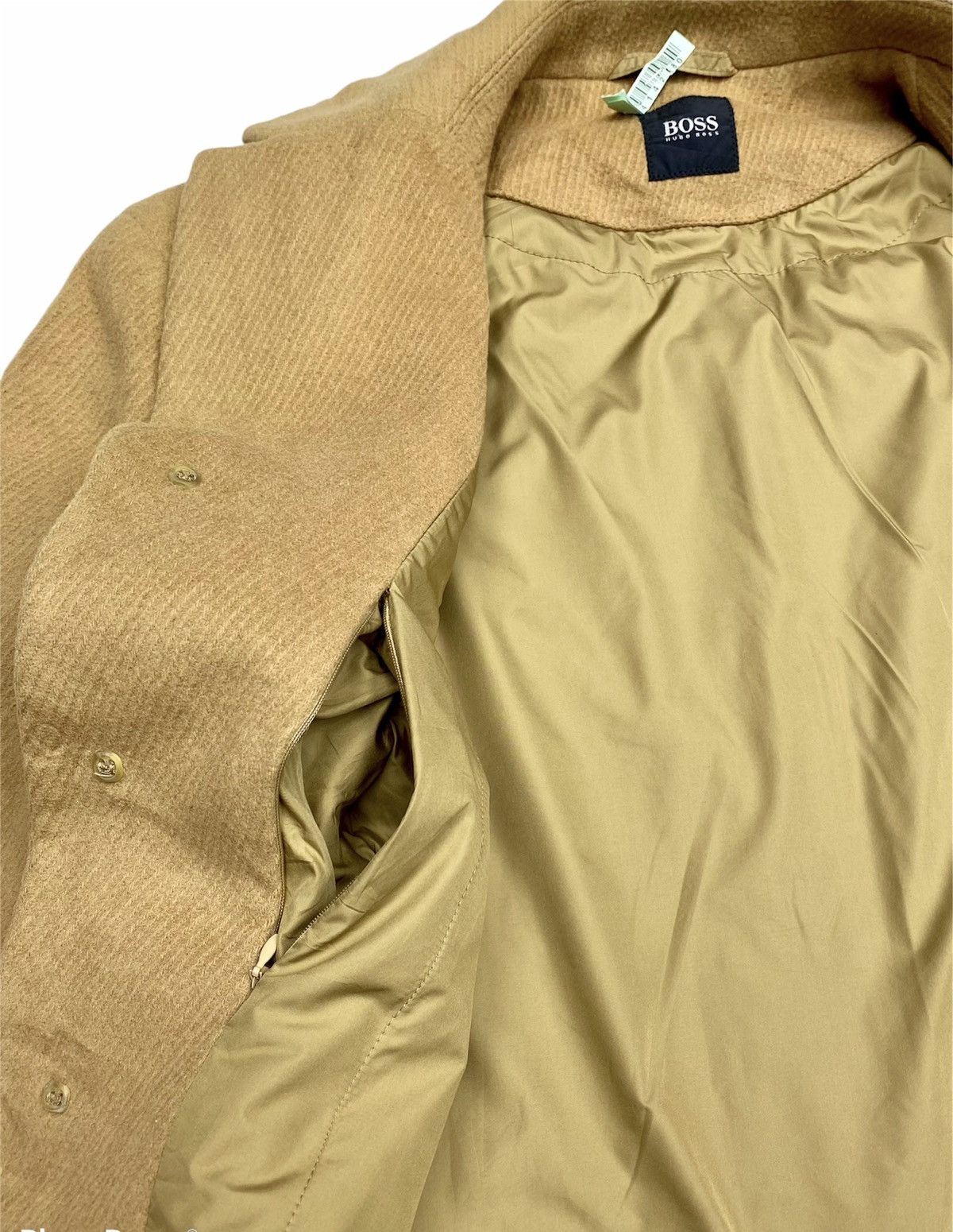 Hugo × Hugo Boss × Vintage HUGO BOSS CRASCO DOUBLE LINNING WOOL OVER COAT JACKET Size US L / EU 52-54 / 3 - 11 Thumbnail