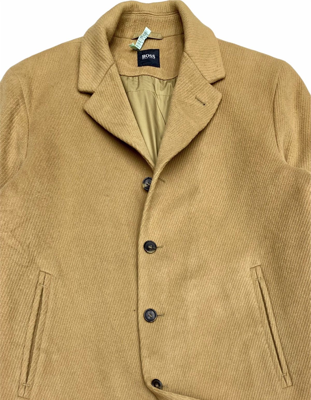 Hugo × Hugo Boss × Vintage HUGO BOSS CRASCO DOUBLE LINNING WOOL OVER COAT JACKET Size US L / EU 52-54 / 3 - 3 Thumbnail