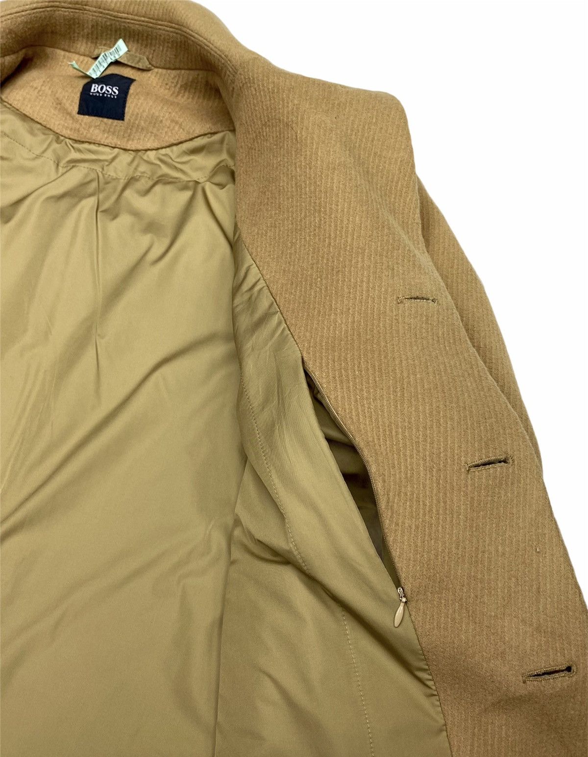 Hugo × Hugo Boss × Vintage HUGO BOSS CRASCO DOUBLE LINNING WOOL OVER COAT JACKET Size US L / EU 52-54 / 3 - 12 Thumbnail