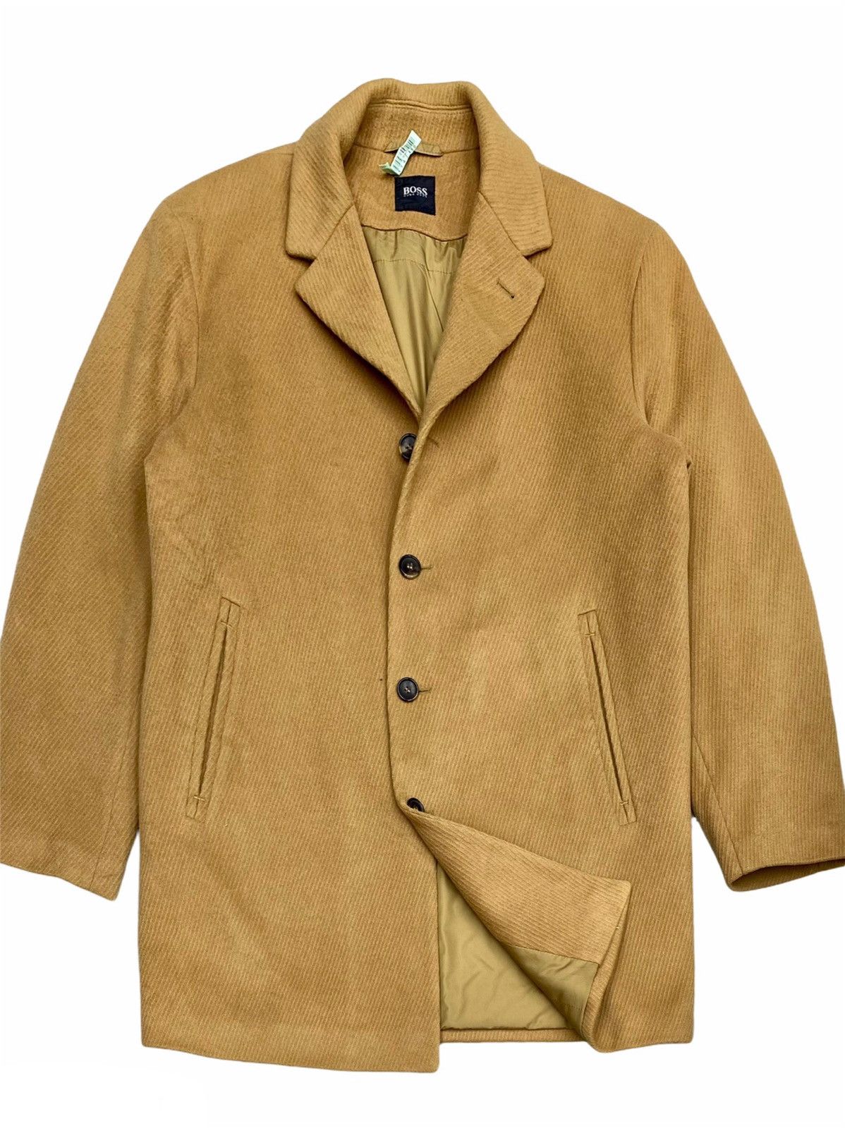 Hugo × Hugo Boss × Vintage HUGO BOSS CRASCO DOUBLE LINNING WOOL OVER COAT JACKET Size US L / EU 52-54 / 3 - 1 Thumbnail